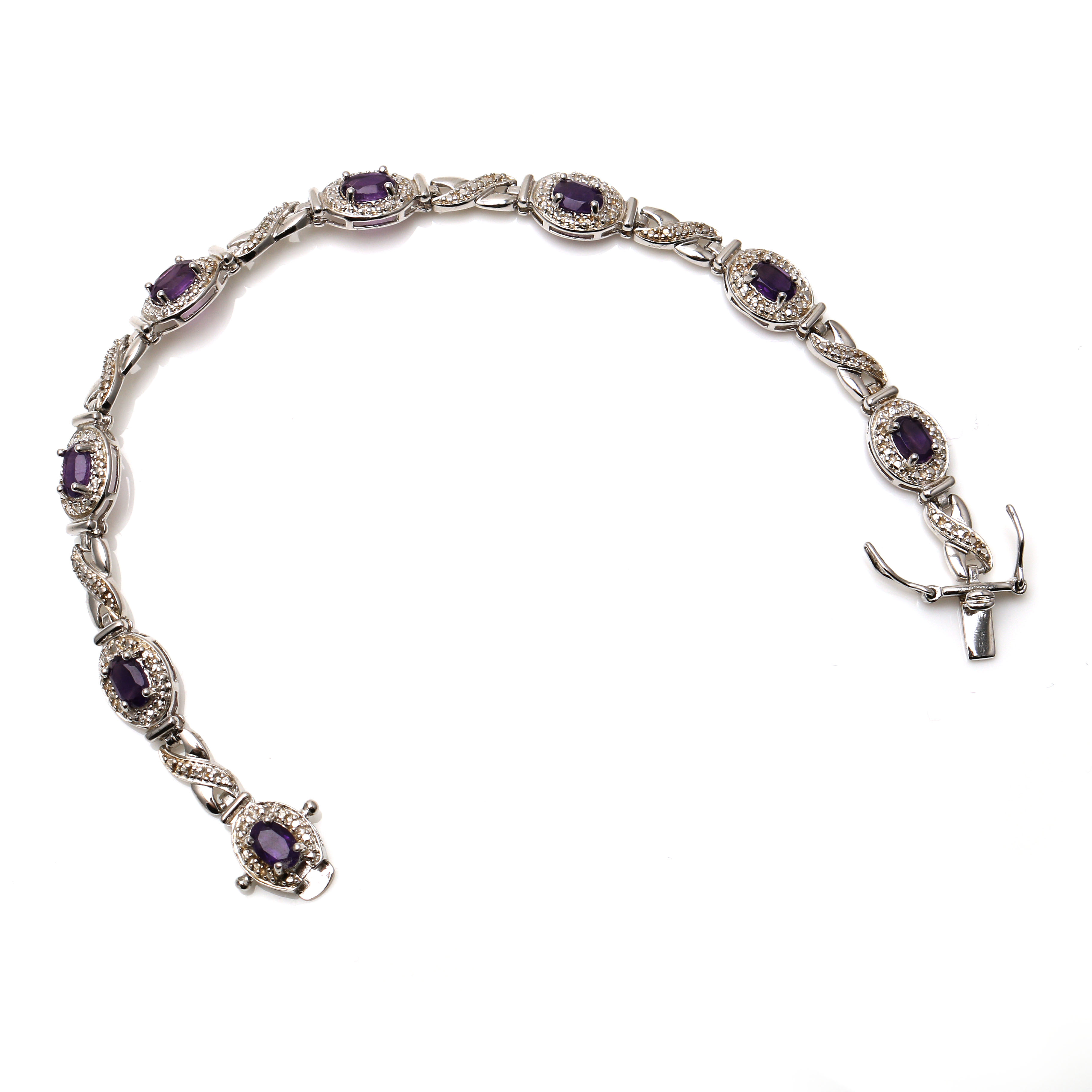 Sterling Silver Sapphire, Amethyst, and Blue Topaz Jewelry