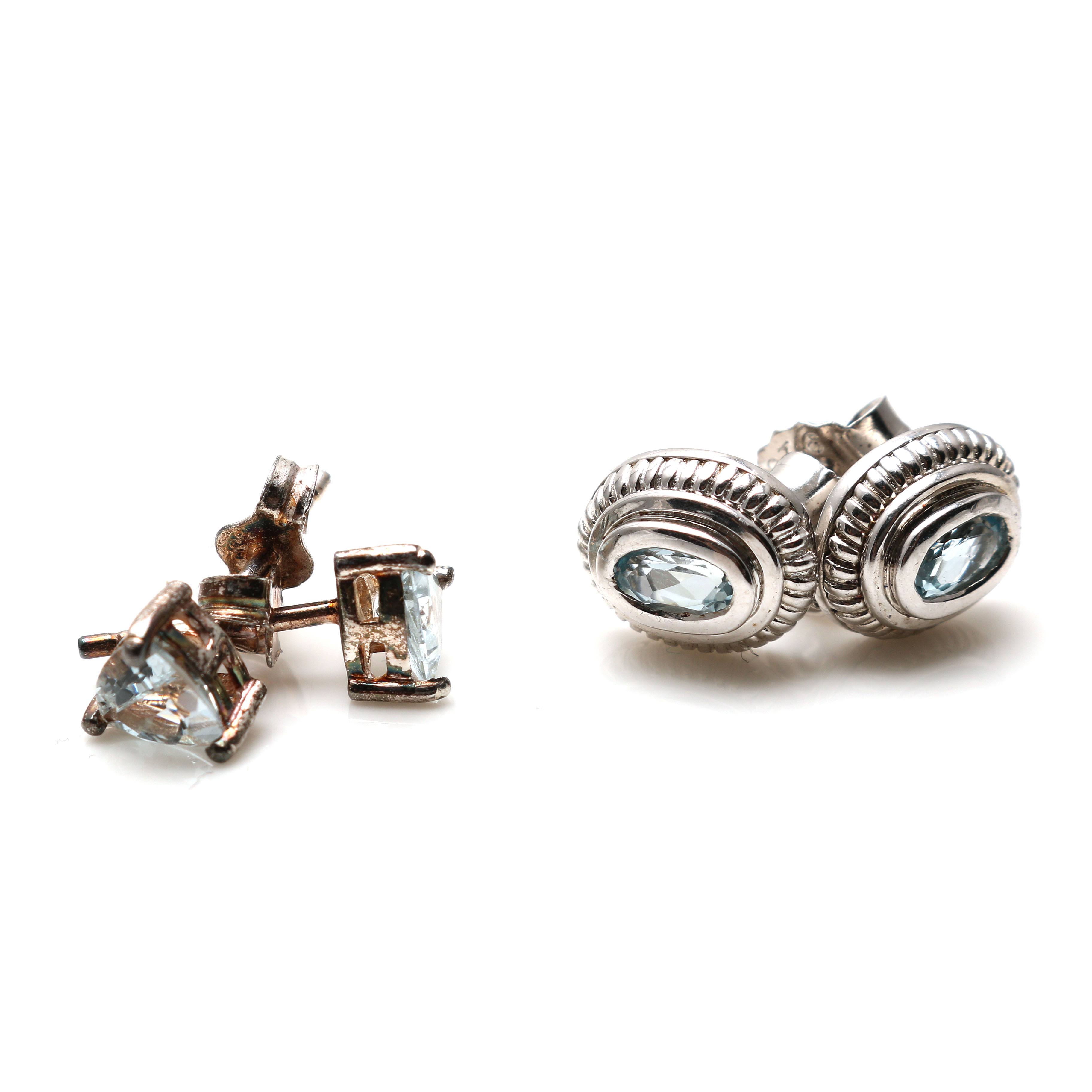 Sterling Silver Sapphire, Amethyst, and Blue Topaz Jewelry