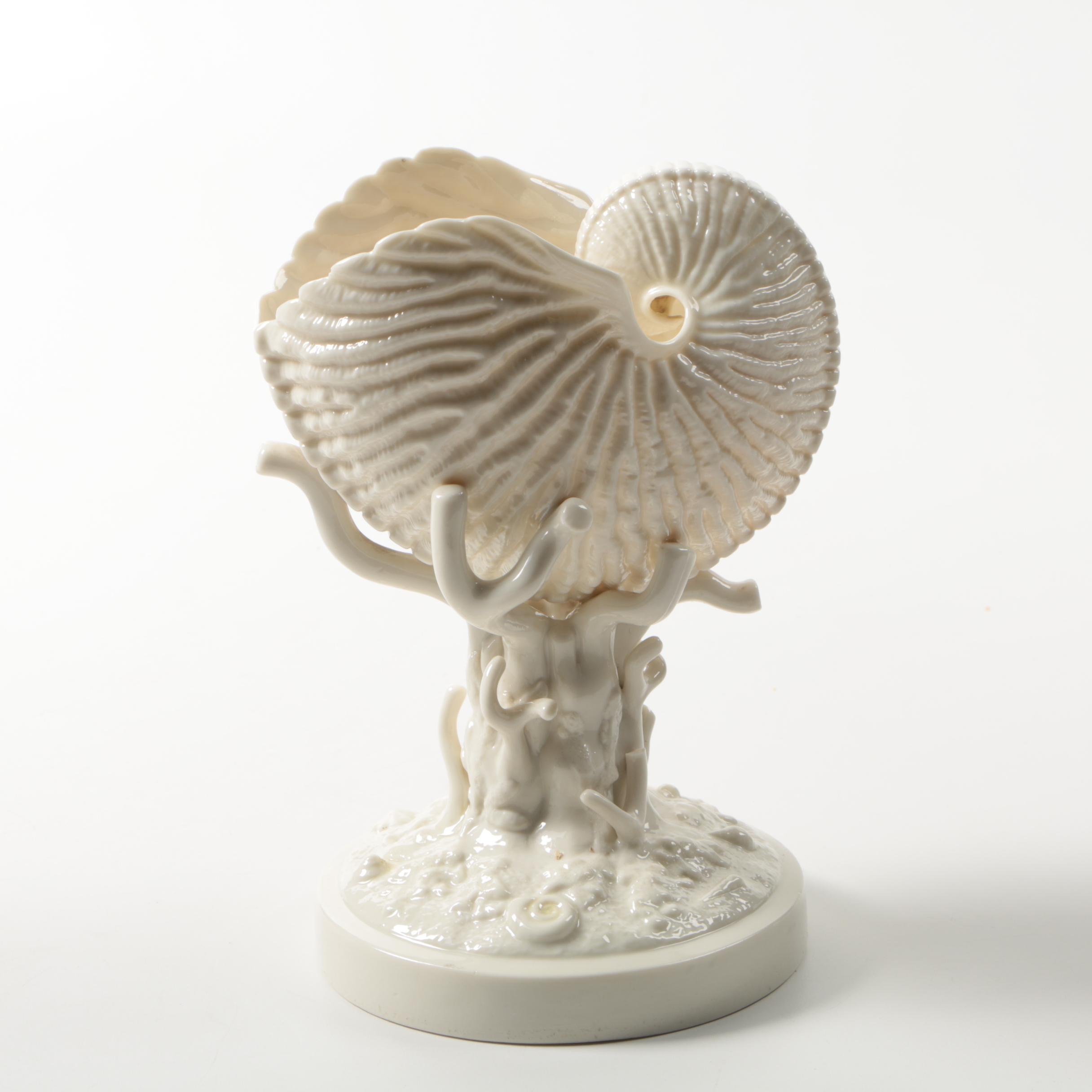Belleek Nautilus Vase