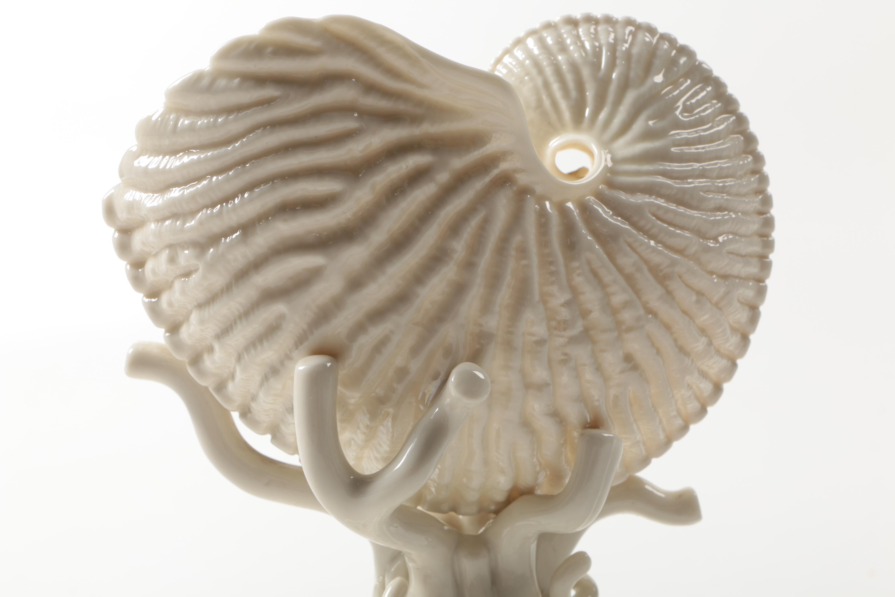 Belleek Nautilus Vase