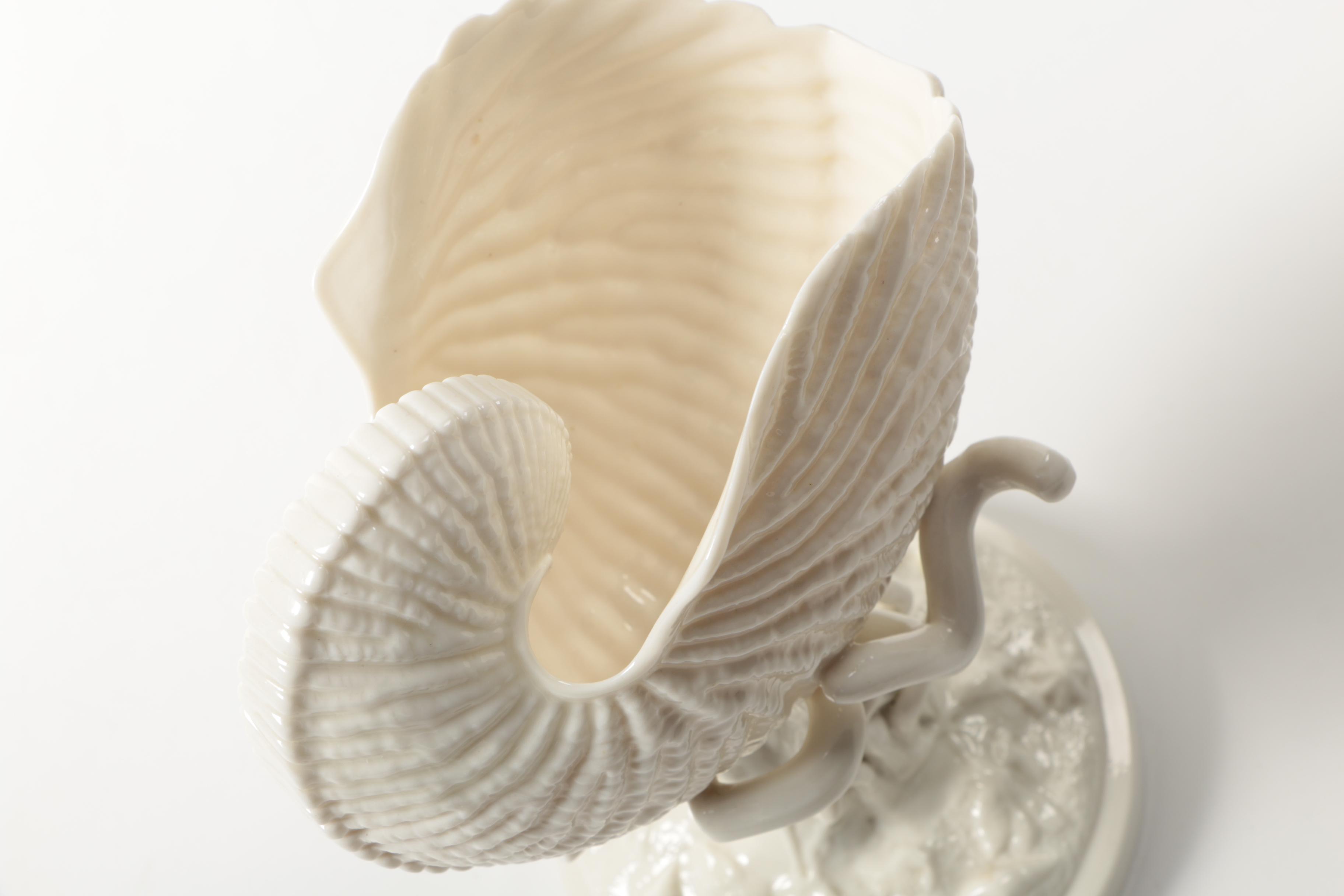 Belleek Nautilus Vase