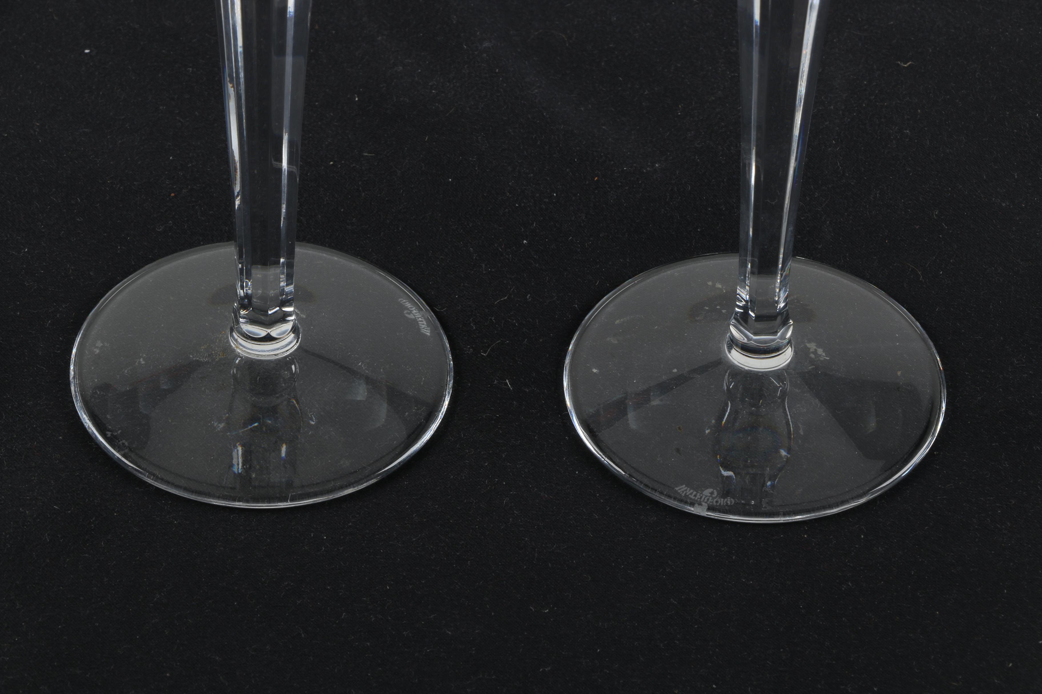 Waterford Crystal "Millennium Collection" "Love" Champagne Flutes