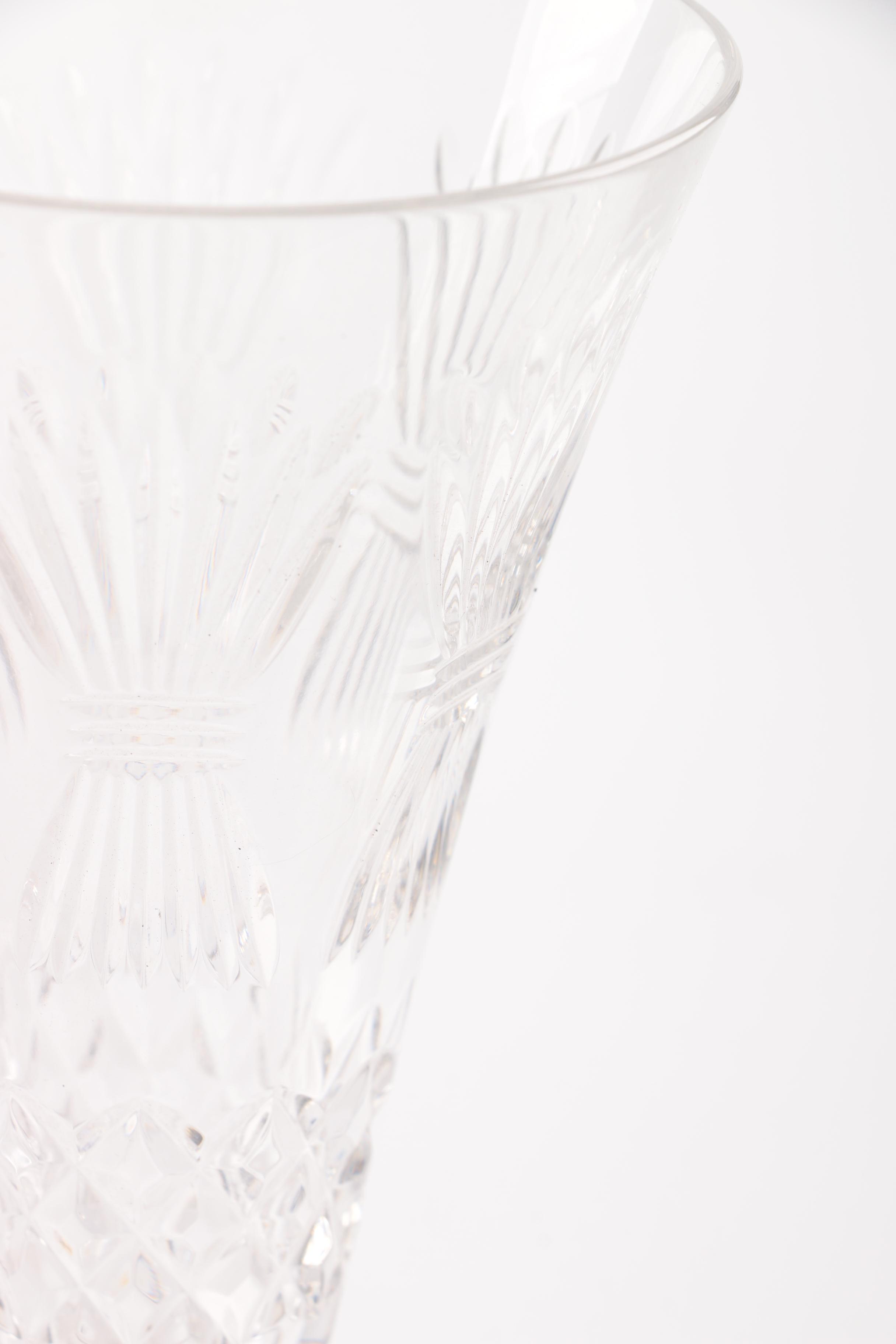 Waterford Crystal Millennium Collection "Prosperity" Toasting Flutes