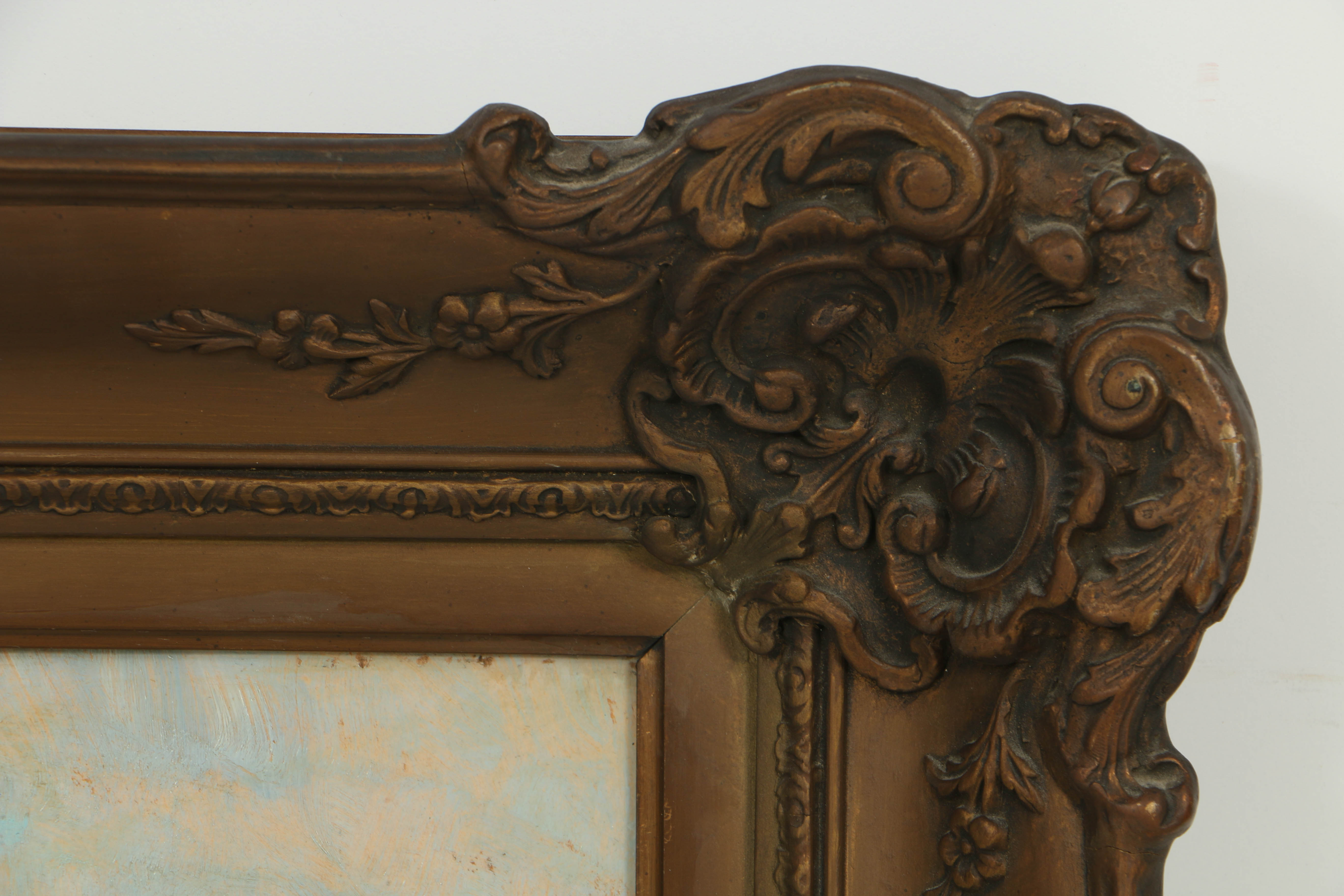 Paul Müller-Kaempff Oil Painting on Board Impressionistic Landscape