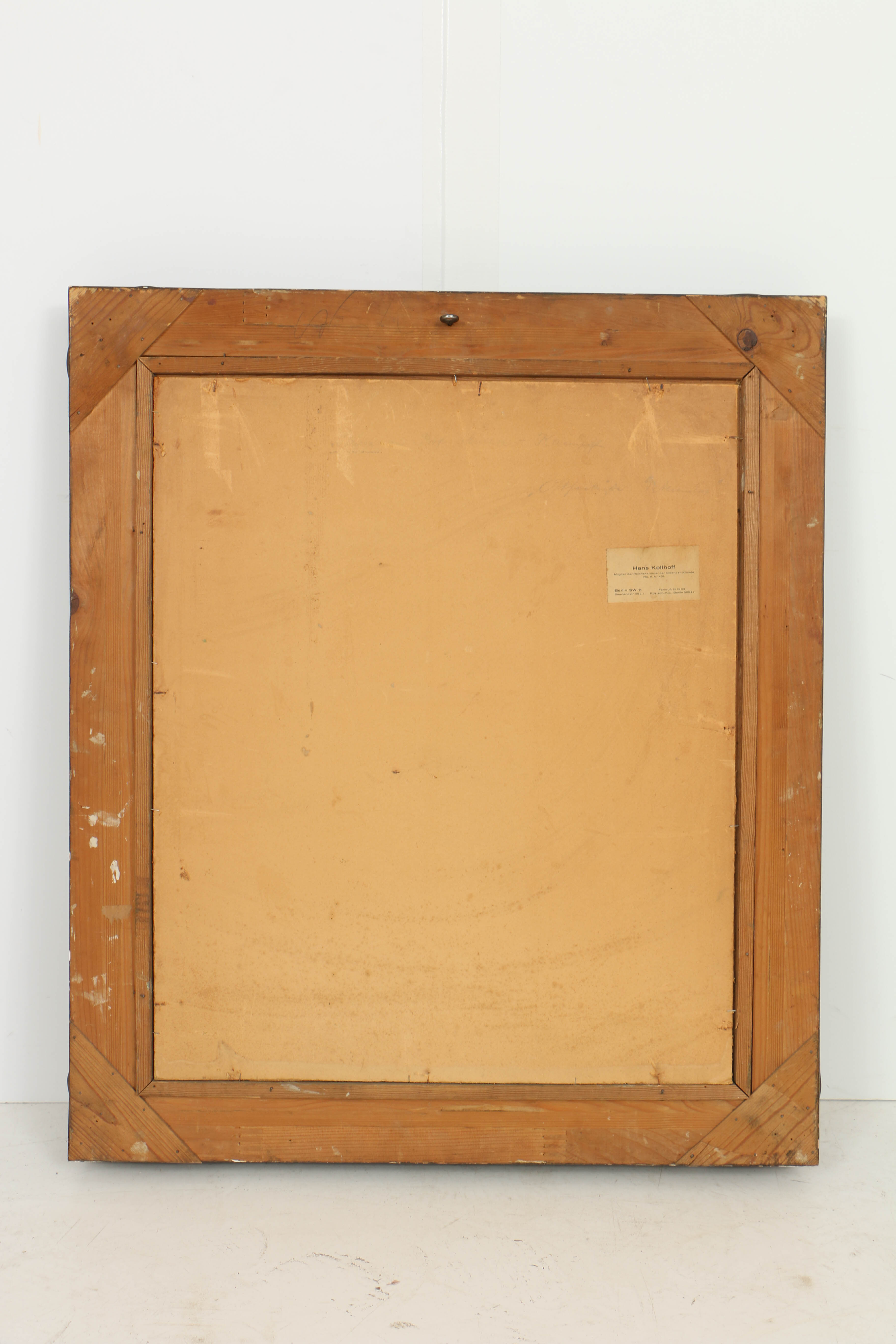 Paul Müller-Kaempff Oil Painting on Board Impressionistic Landscape