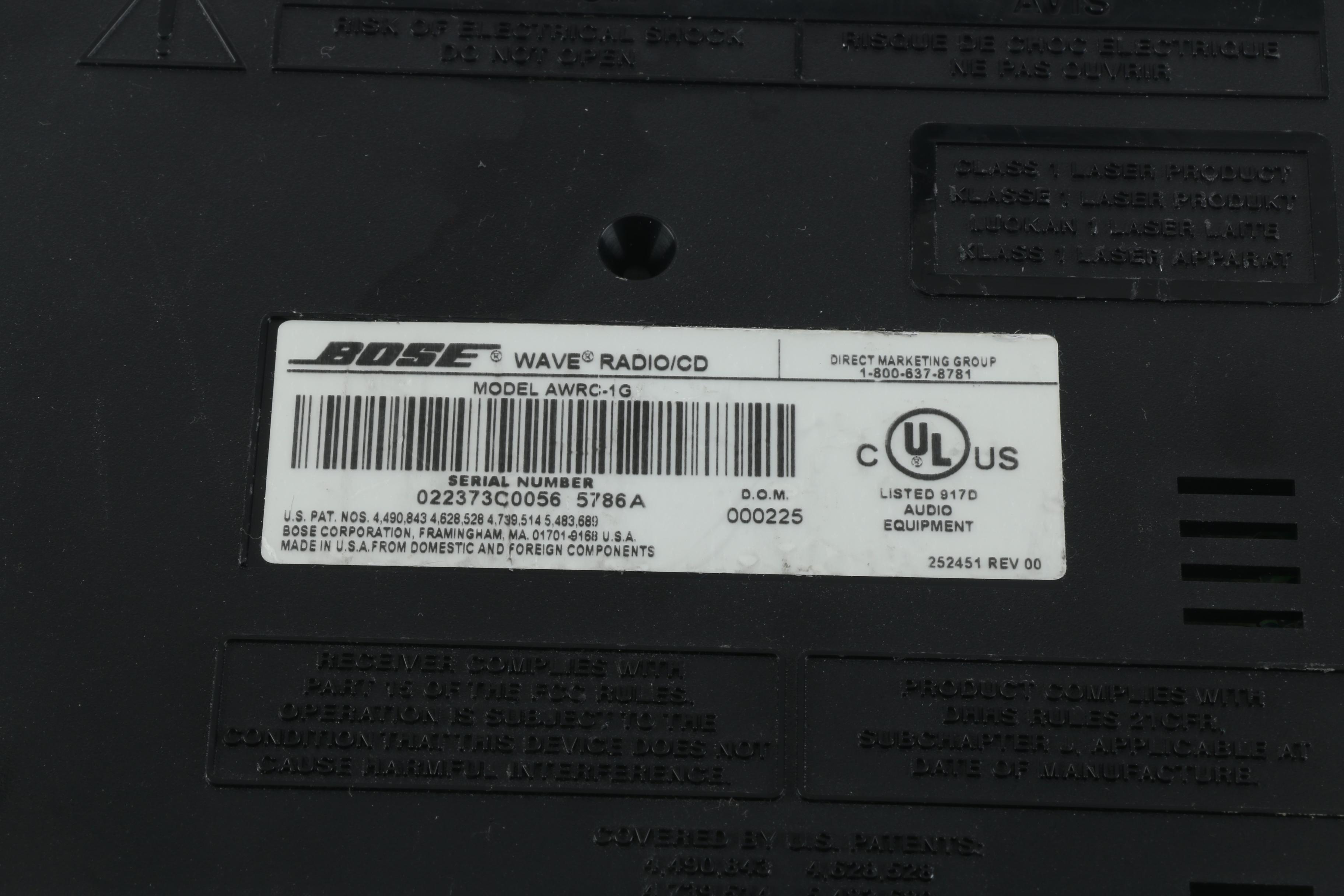 Bose Wave Radio/CD Player