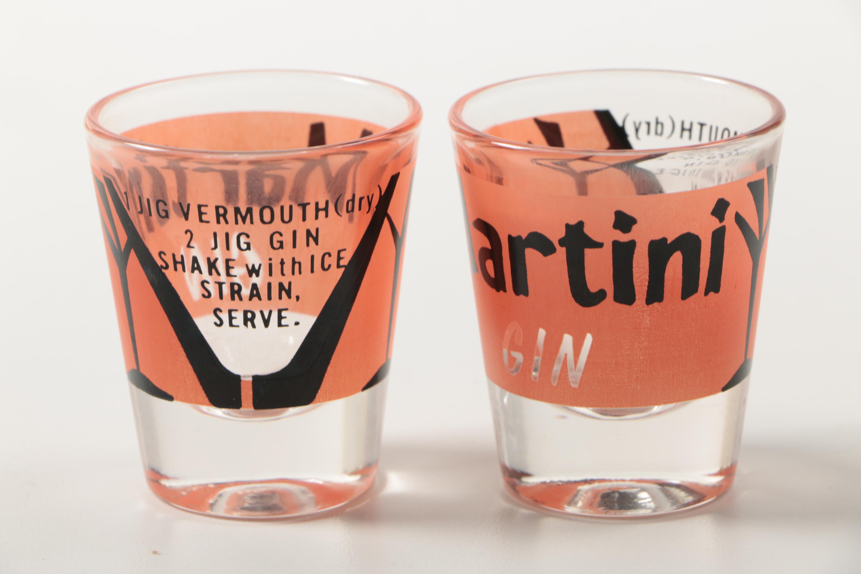 Collection of Vintage Shot Glasses