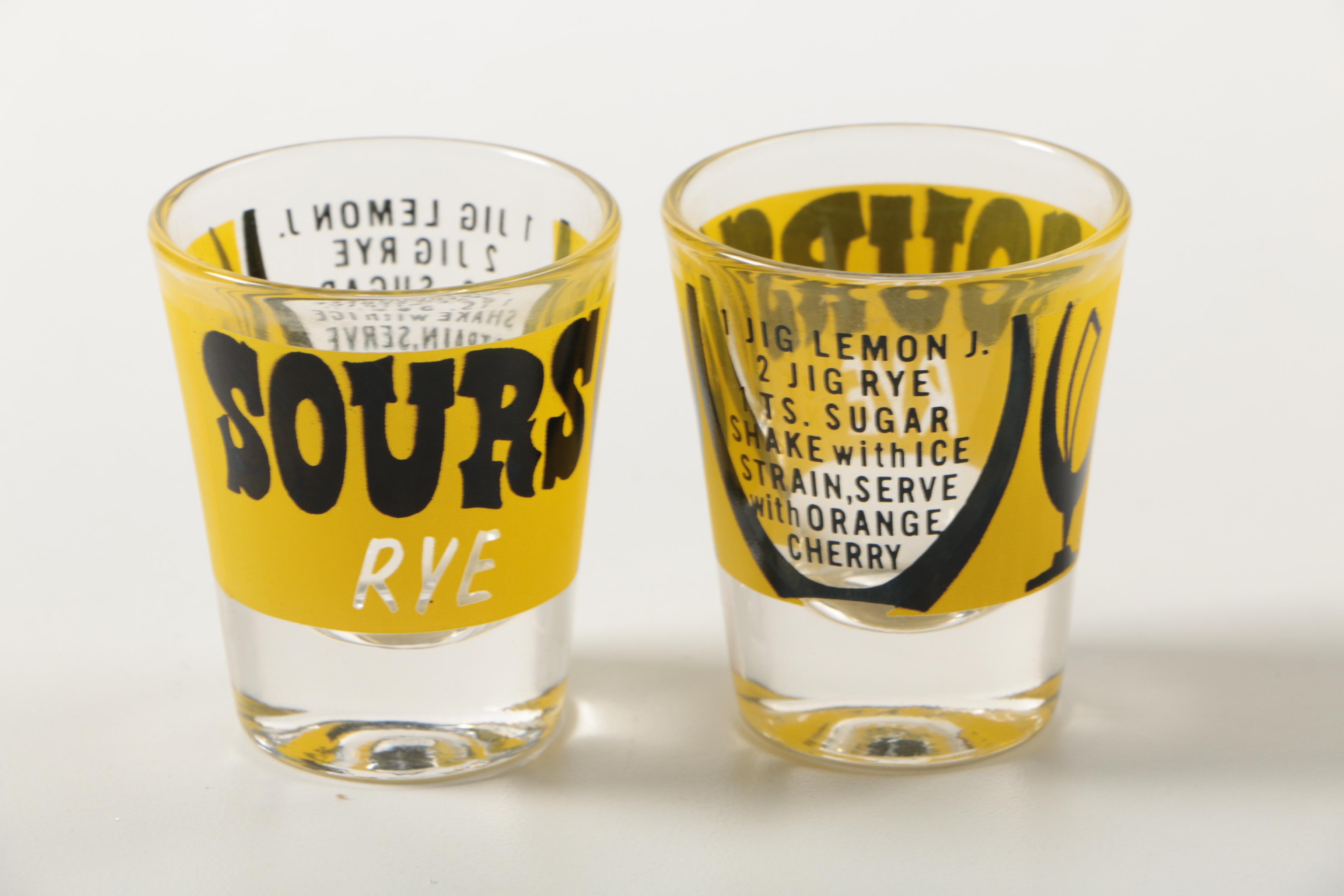 Collection of Vintage Shot Glasses