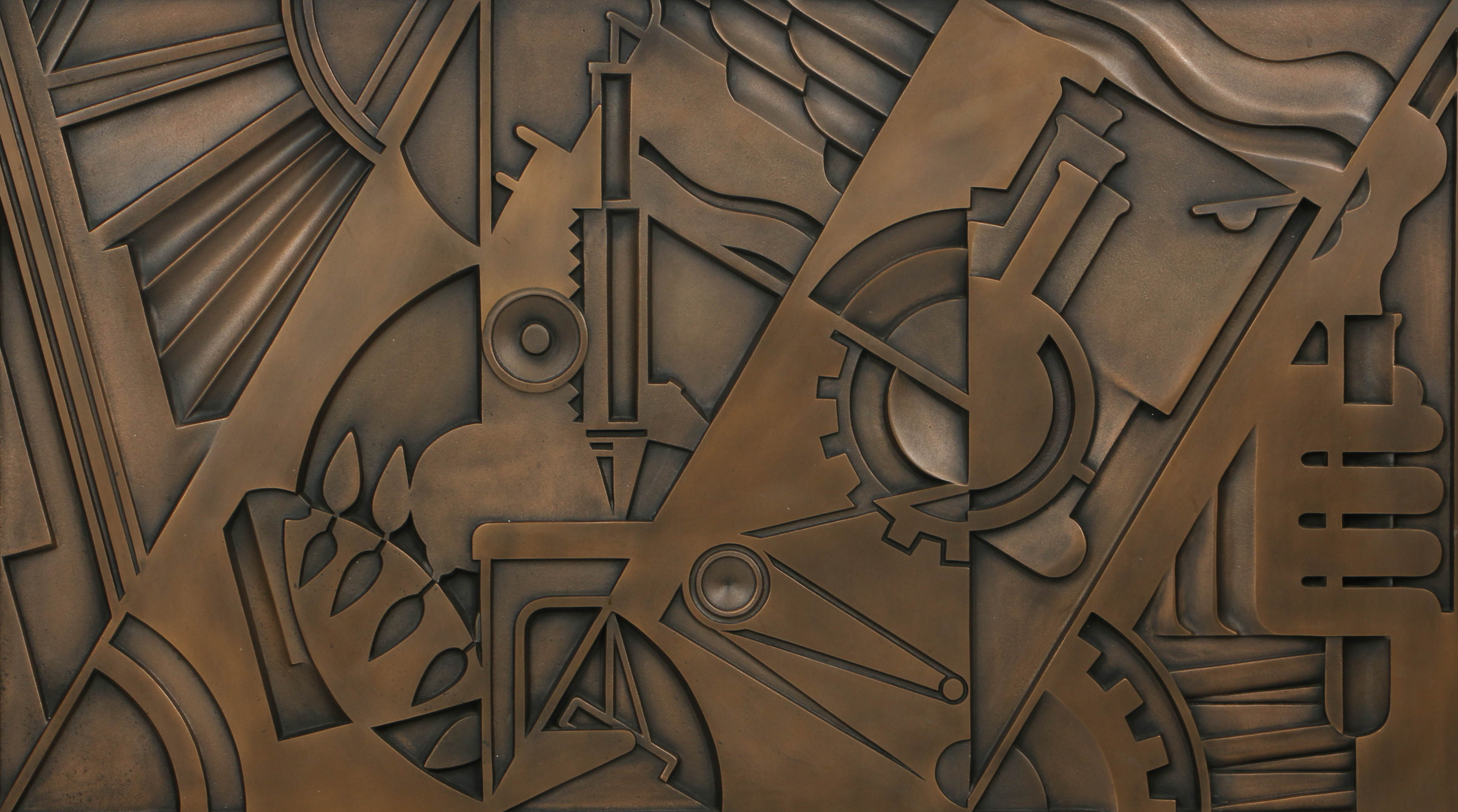 Roy Lichtenstein Bronze Sculpture "Peace Through Chemistry Bronze"