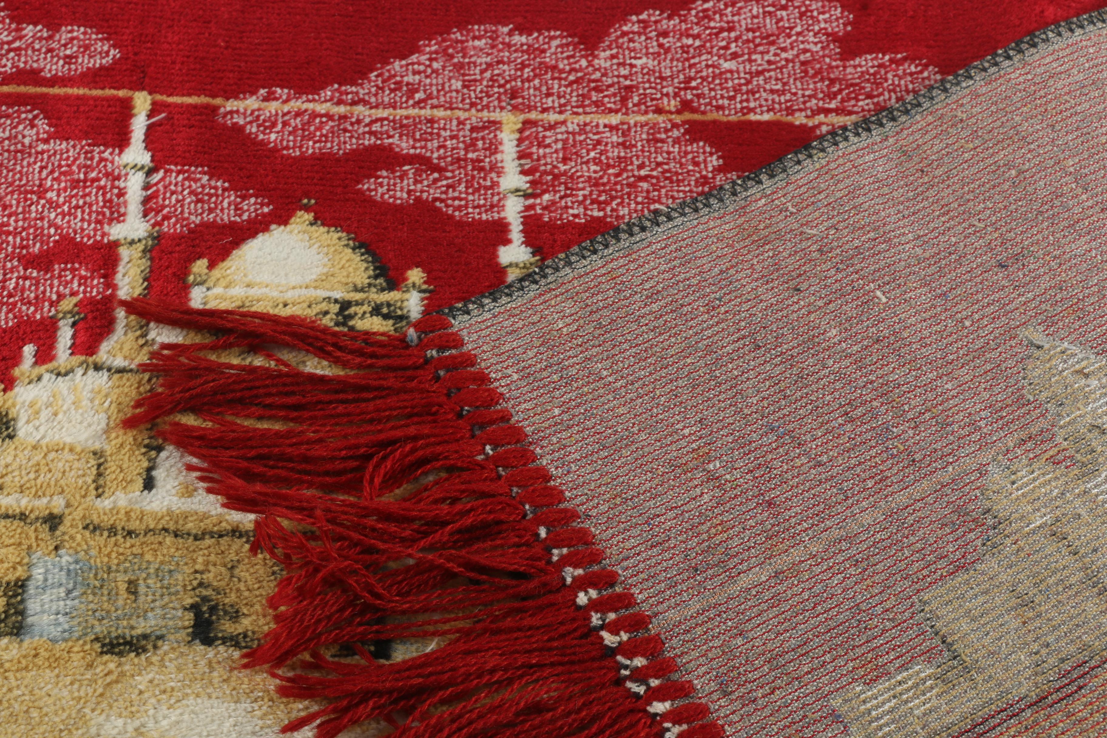 Power-Loomed Pictorial Accent Rugs