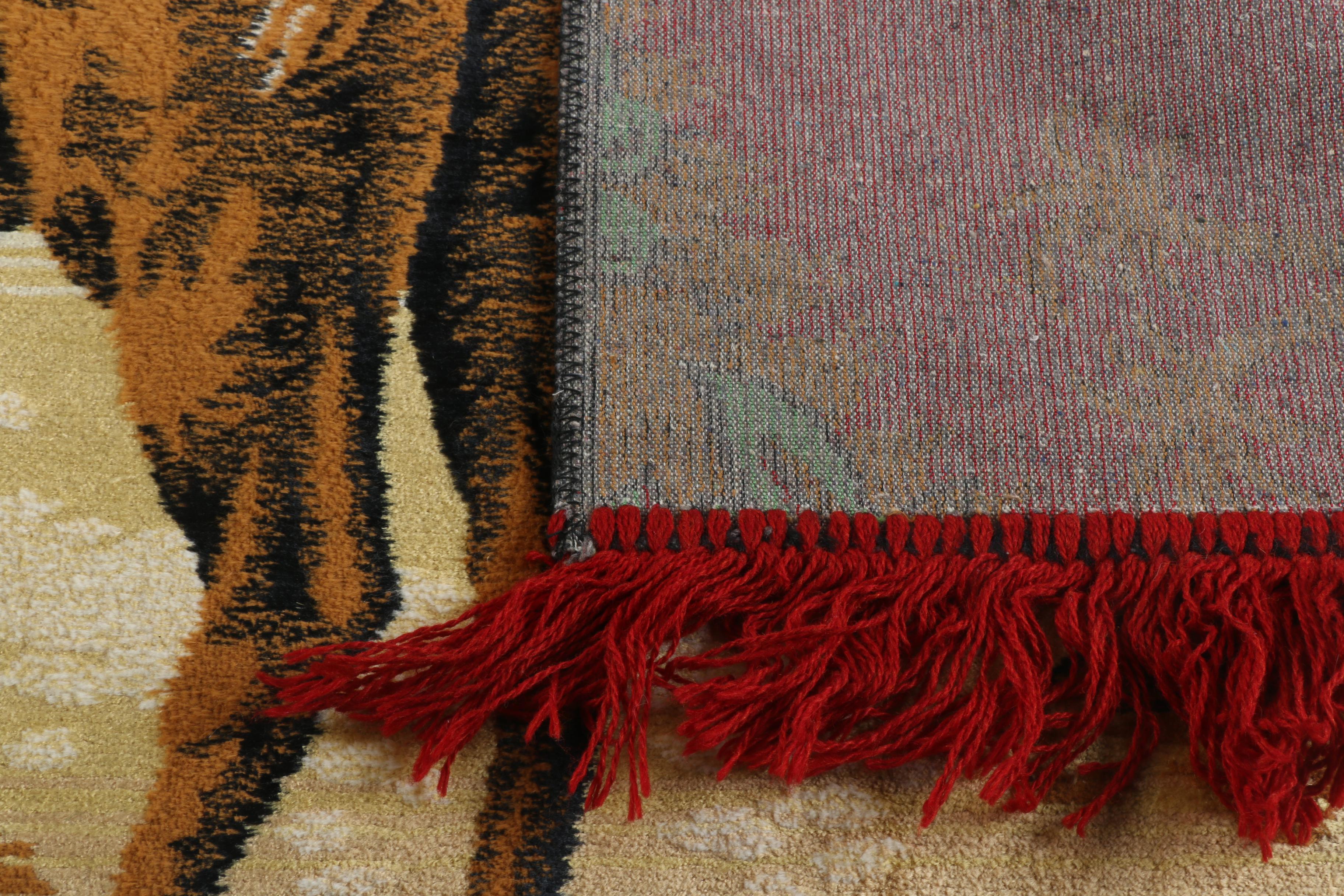 Power-Loomed Pictorial Accent Rugs