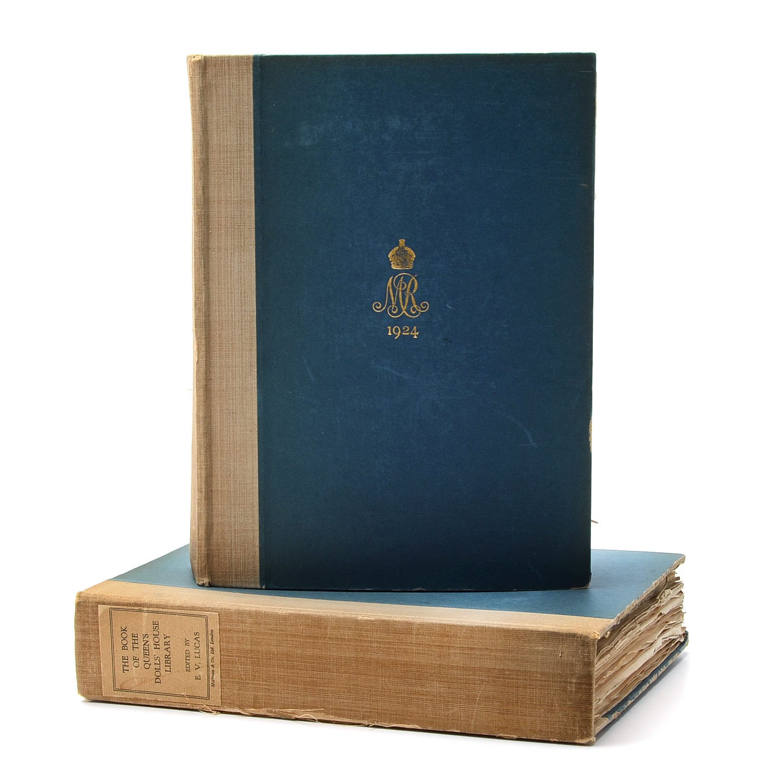 Two Volume Set of "The Book of the Queen's Dolls House & Library"