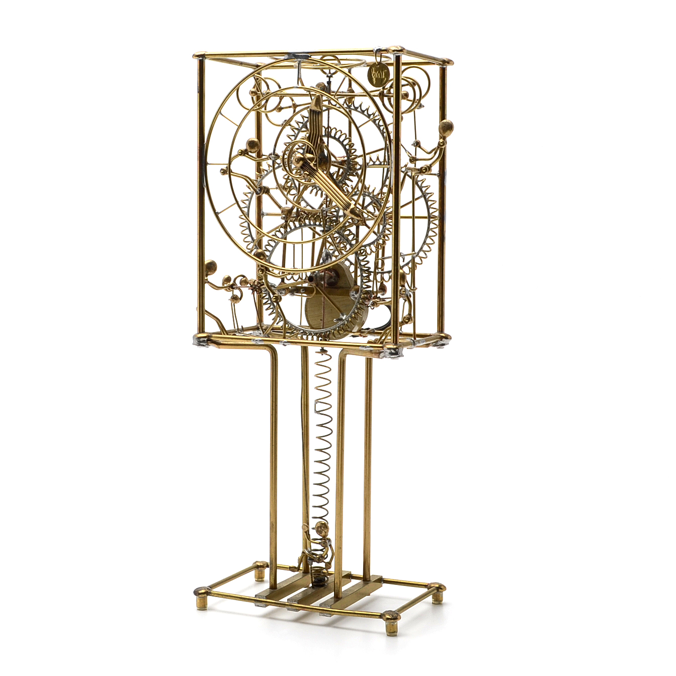 Gordon Bradt Kinetic Sculpture "The Seven Man Clock"