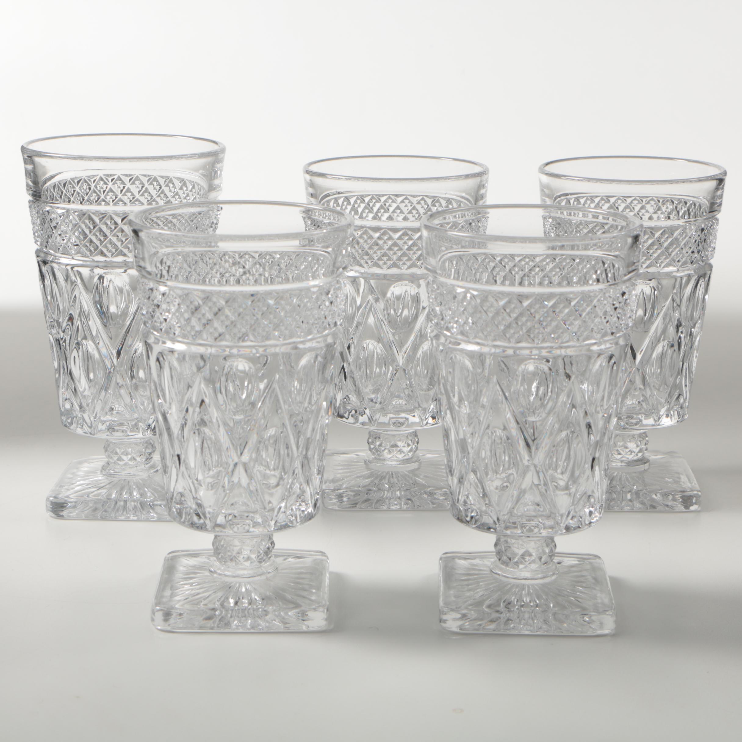 Vintage Indiana Glass "Colony Park" Goblets