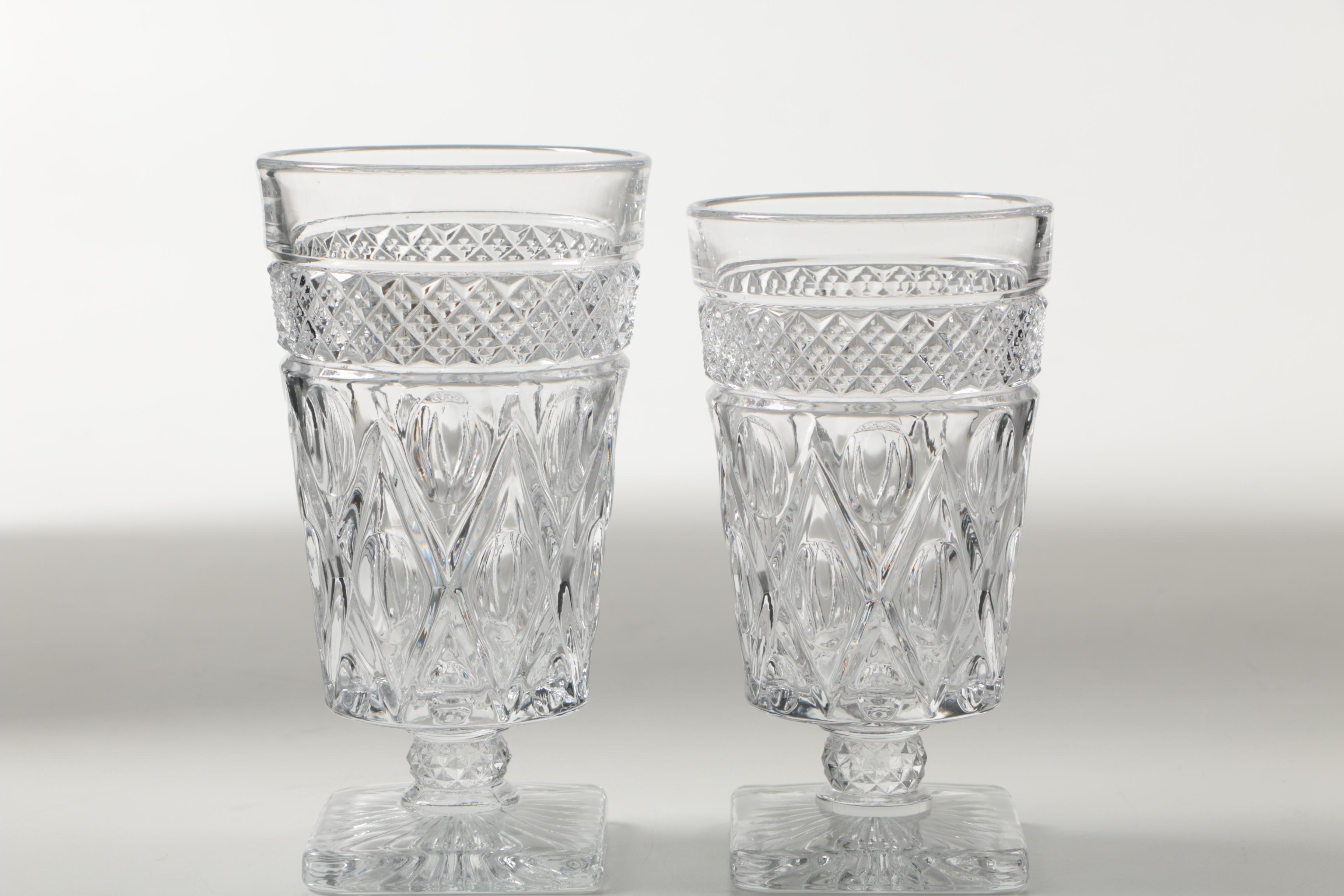 Vintage Indiana Glass "Colony Park" Goblets