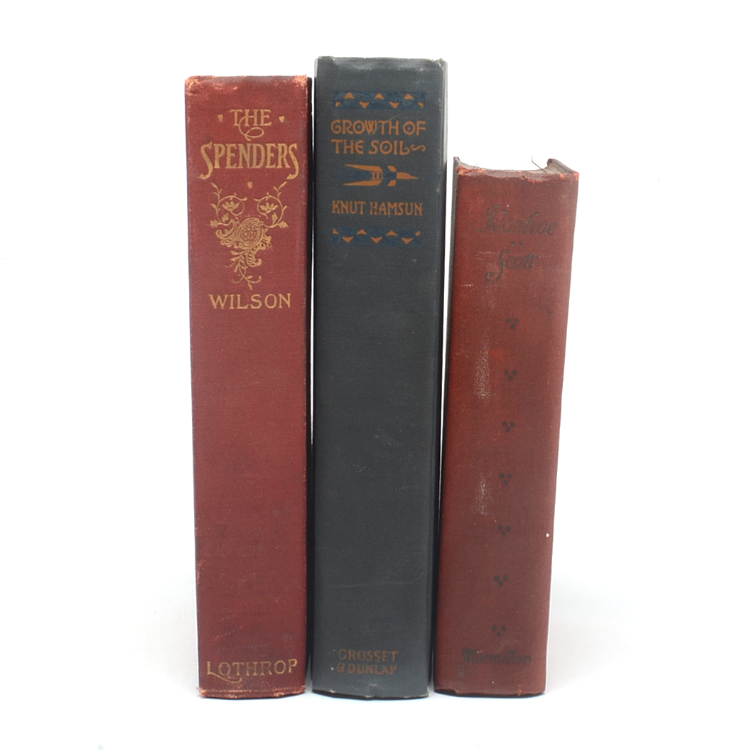 Collection of Antique and Vintage Fiction Novels