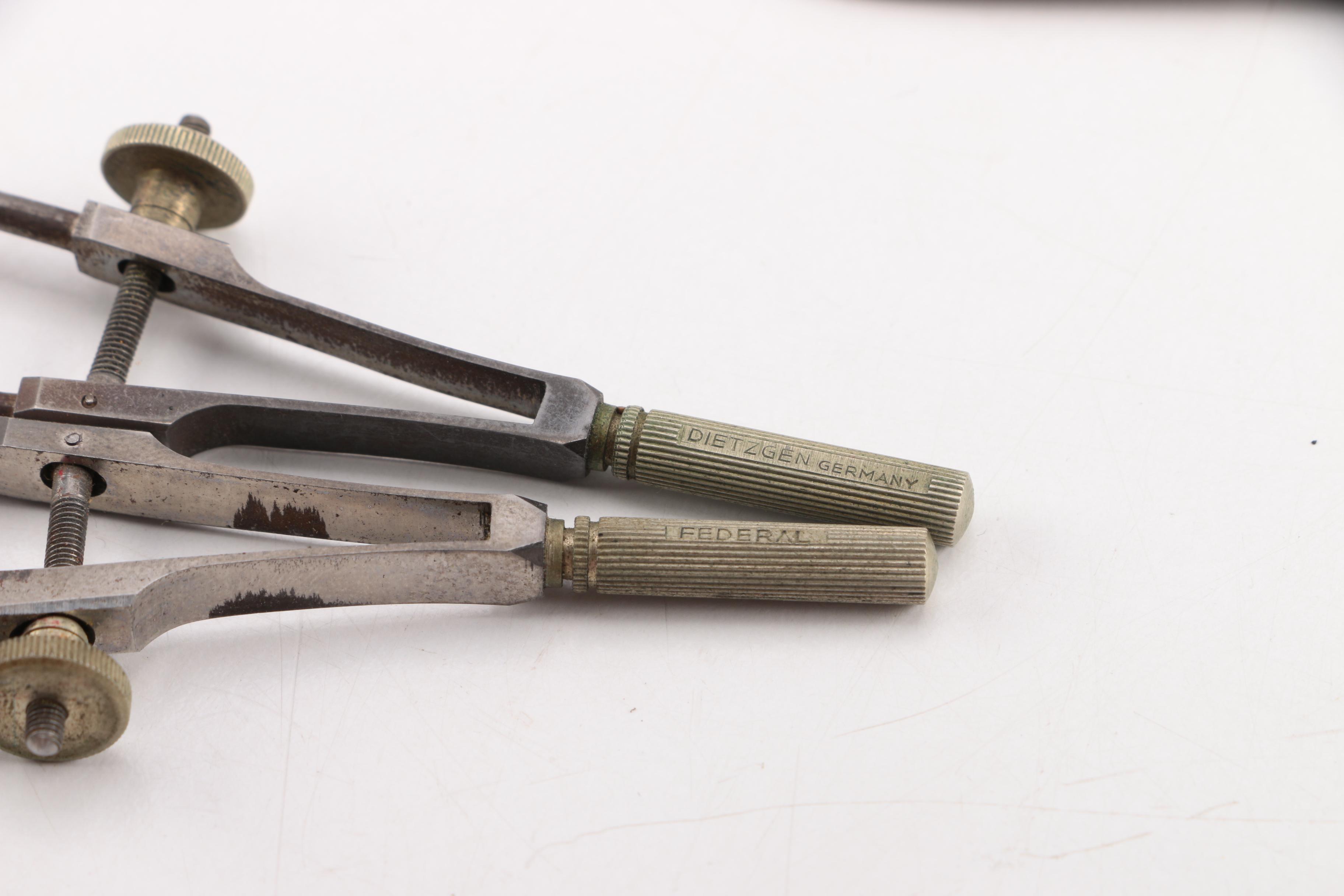 Vintage Eugene Dietzgen Company Drafting Tool Set