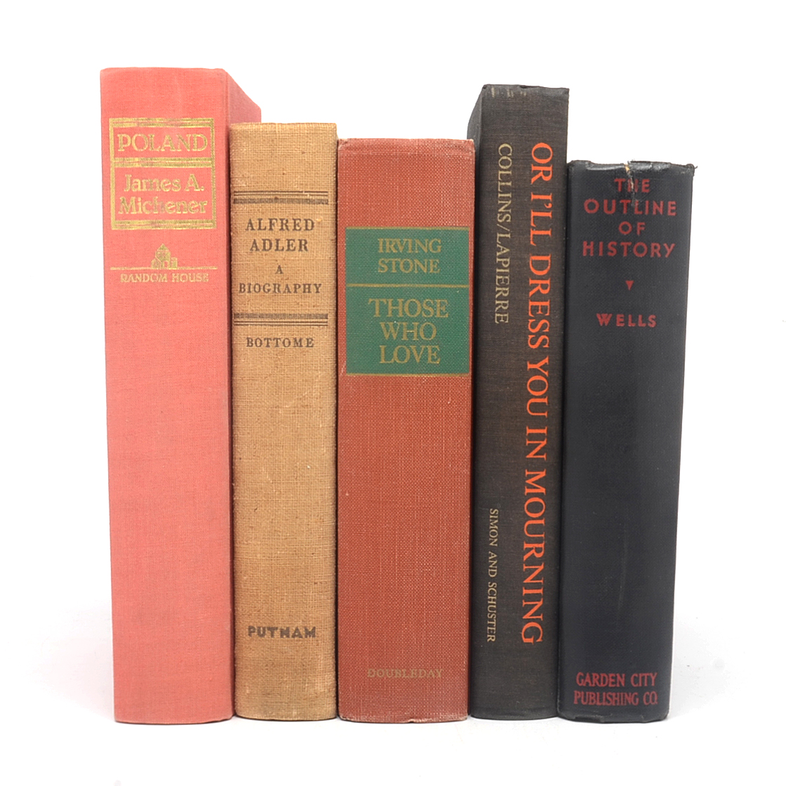 "The Outline of History" by H.G. Wells and Other Vintage Books