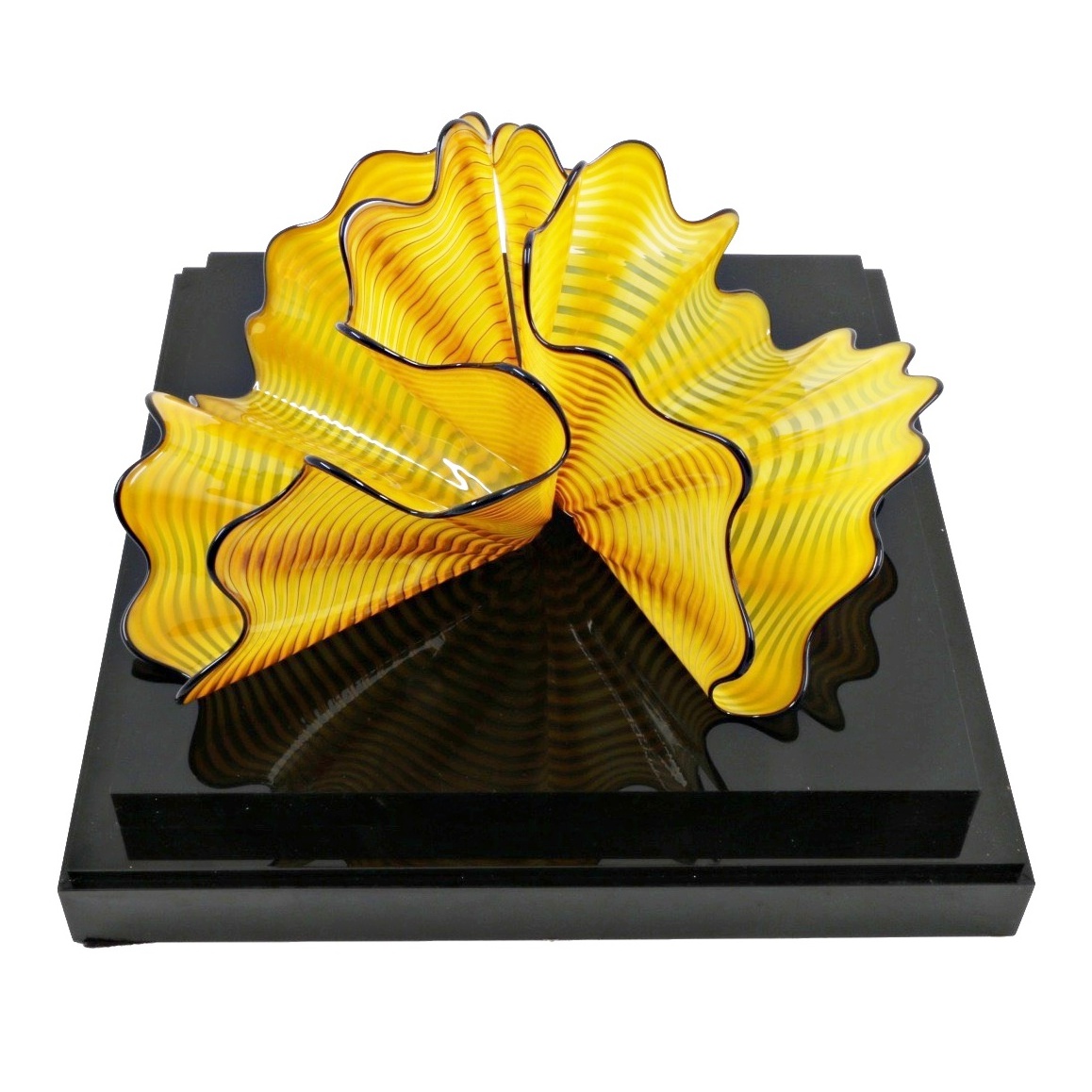 Dale Chihuly Art Glass Sculpture "Radian Persian Pair"