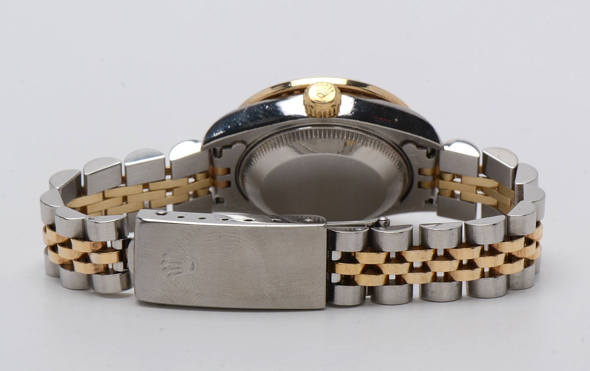 Rolex Datejust Diamond Bezel 18K Yellow Gold Stainless Steel Watch