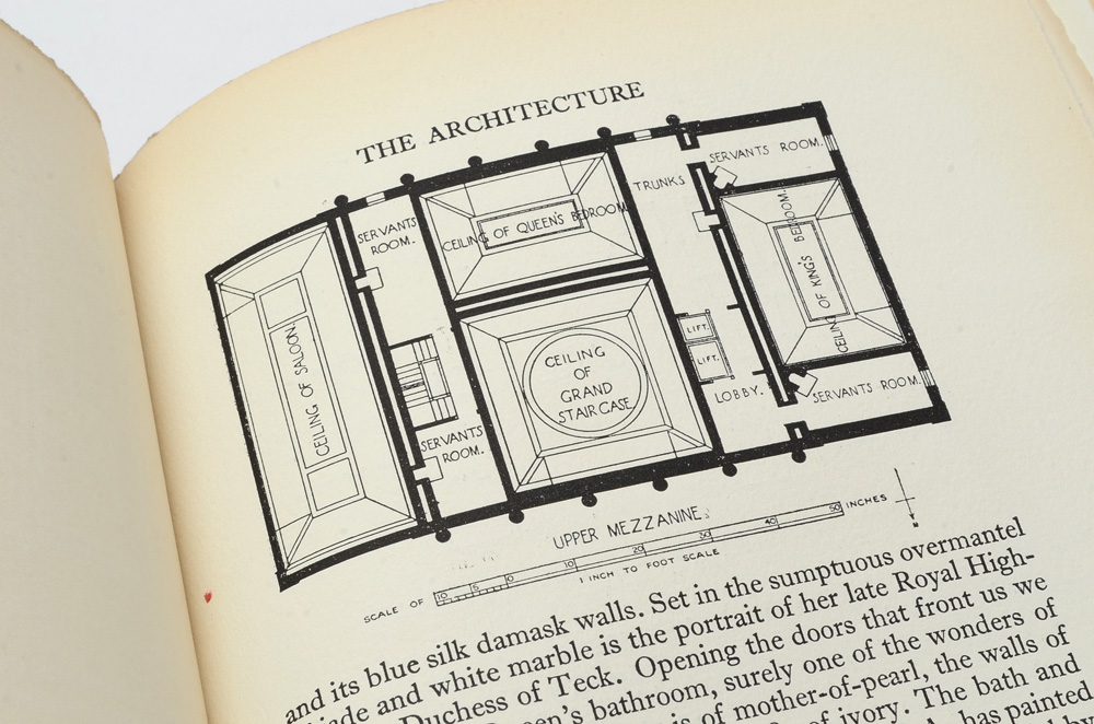 Two Volume Set of "The Book of the Queen's Dolls House & Library"