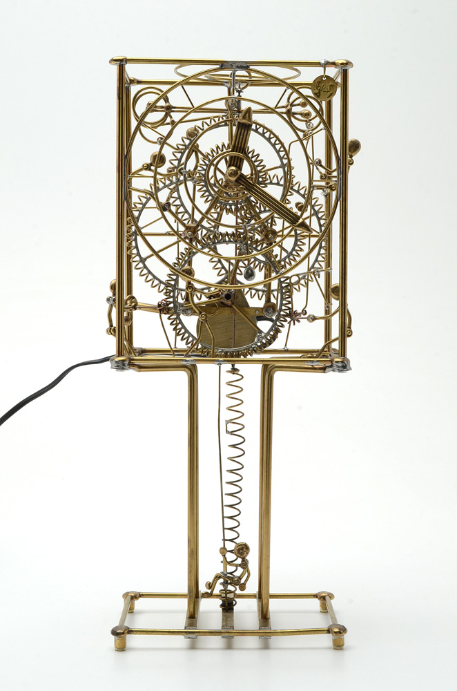 Gordon Bradt Kinetic Sculpture "The Seven Man Clock"