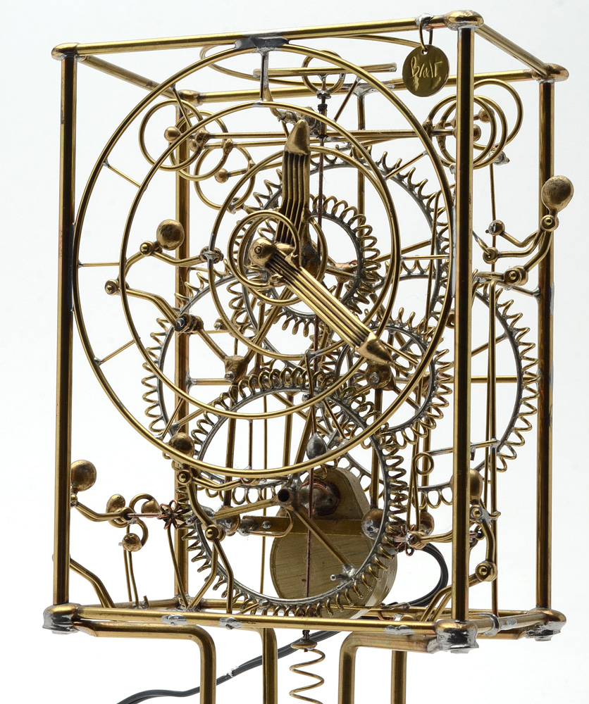 Gordon Bradt Kinetic Sculpture "The Seven Man Clock"