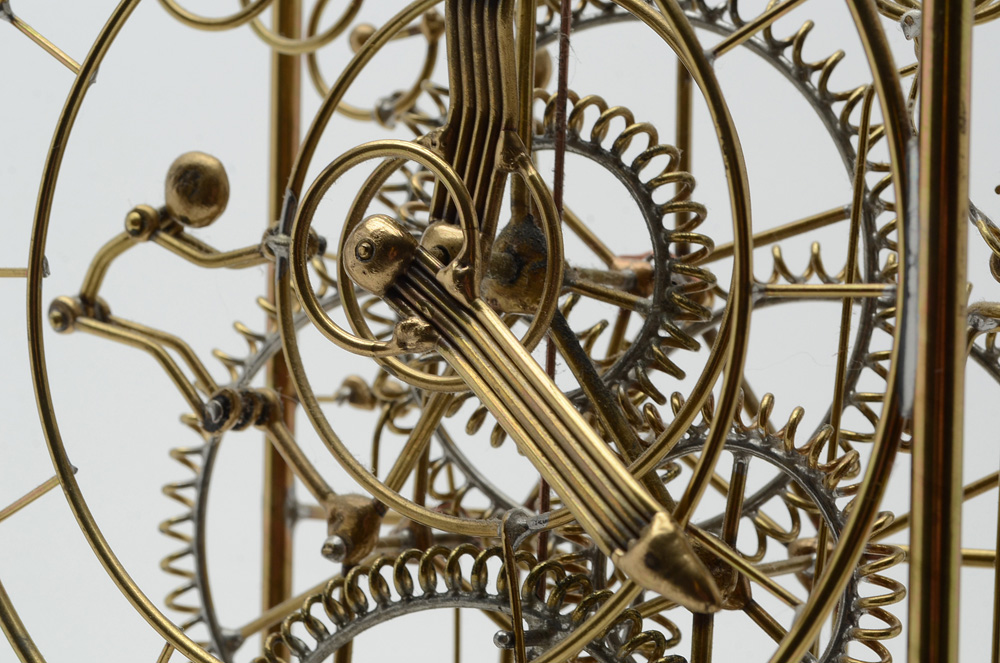 Gordon Bradt Kinetic Sculpture "The Seven Man Clock"