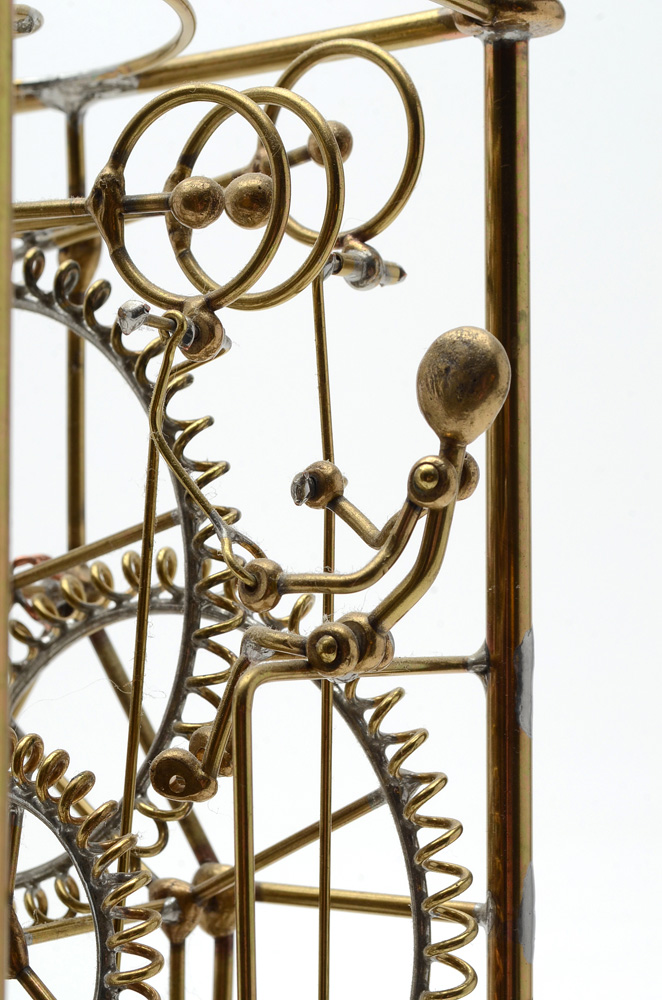 Gordon Bradt Kinetic Sculpture "The Seven Man Clock"