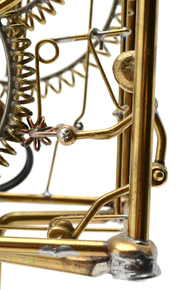 Gordon Bradt Kinetic Sculpture "The Seven Man Clock"