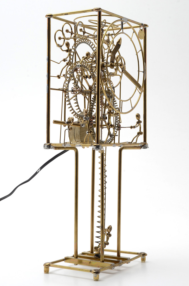 Gordon Bradt Kinetic Sculpture "The Seven Man Clock"
