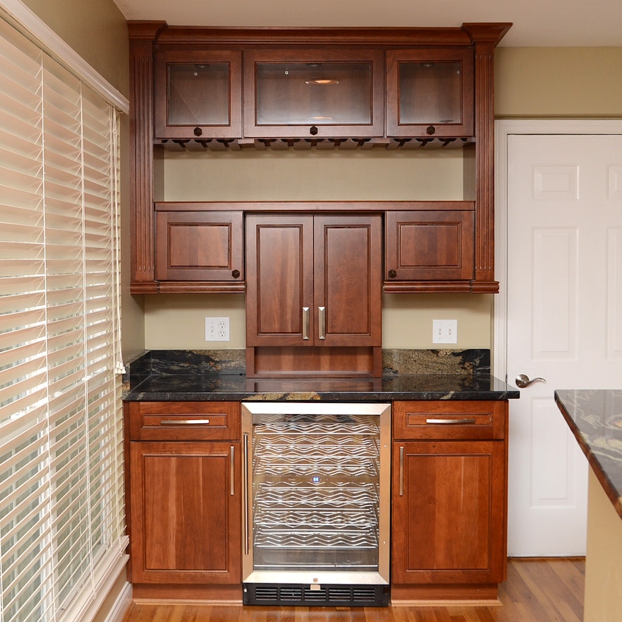 Kraftmaid Cabinetry with Vinotemp Wine Cooler