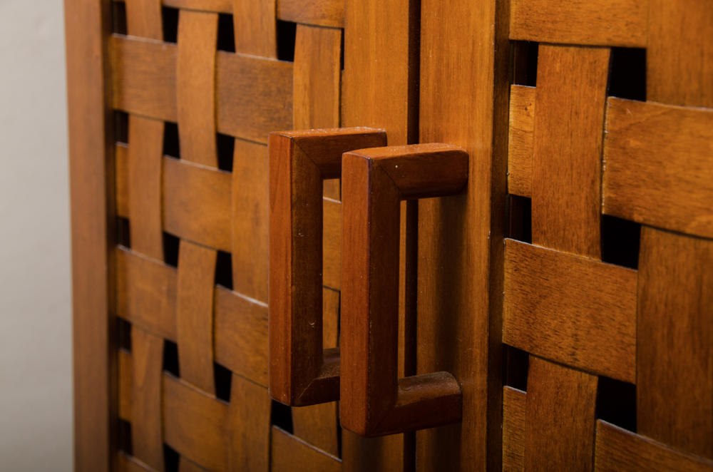 Small Wooden Storage Cabinet