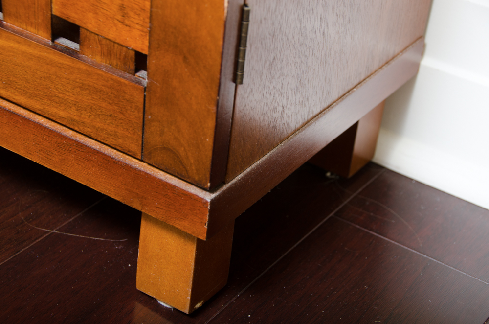 Small Wooden Storage Cabinet