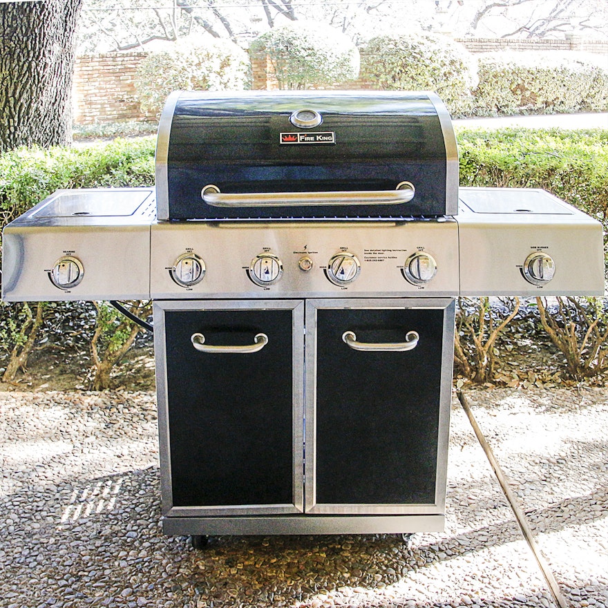 Fire King Gas Grill EBTH - Main Image