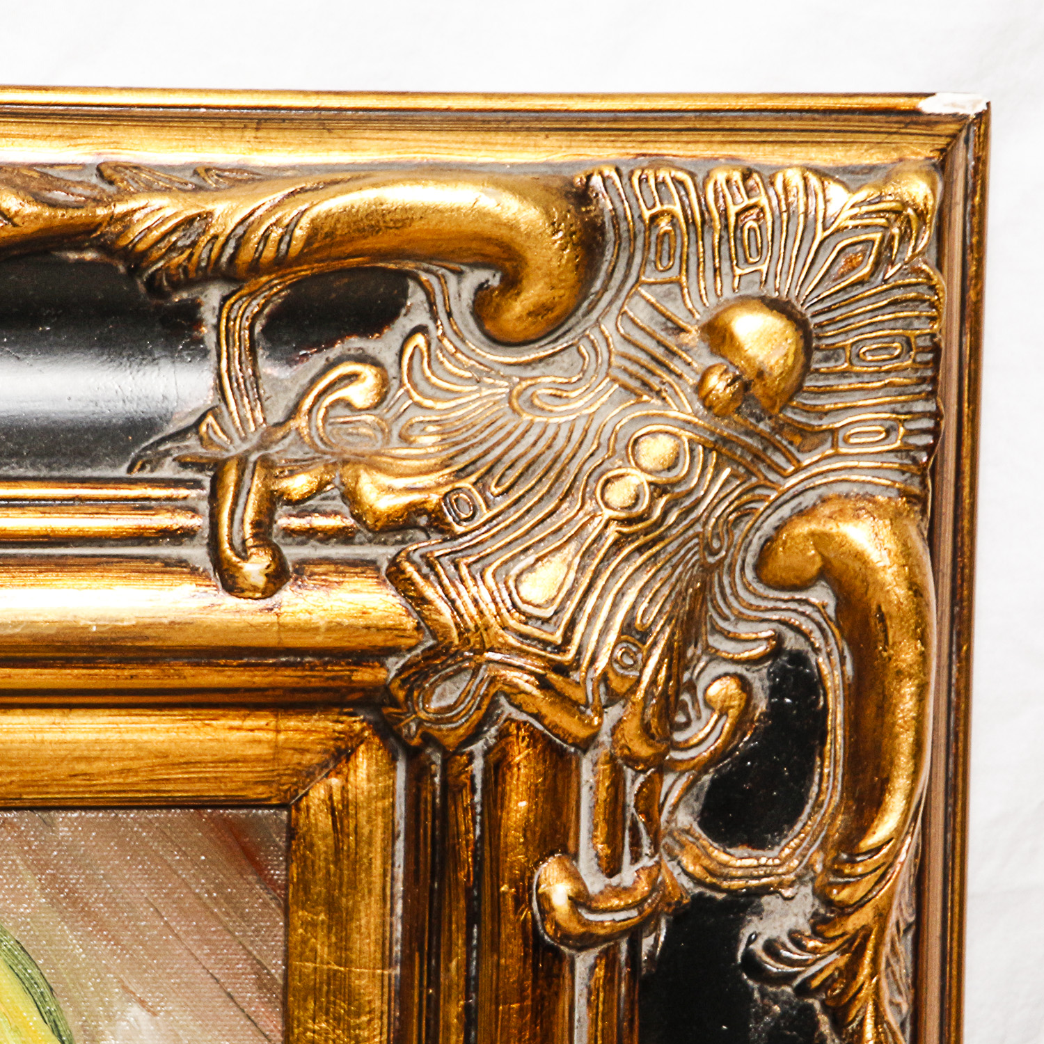 Amanda Dunbar 2004 Oil Painting on Canvas of Still Life with Green Pears