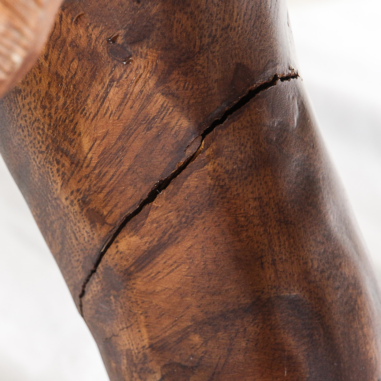 Carved Wooden Elephant Sculpture