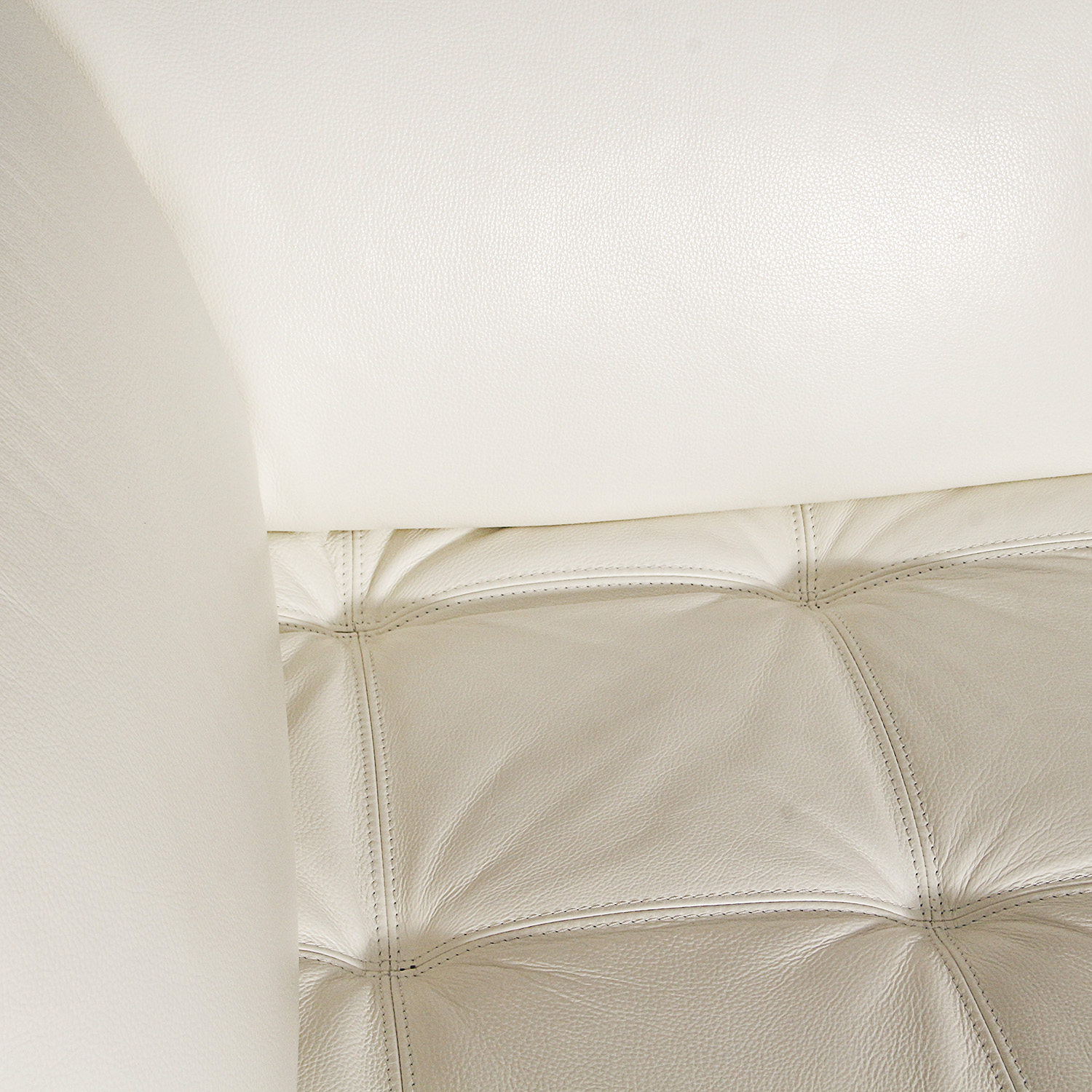 Italian Leather Modular Sofa by Chateau D'ax