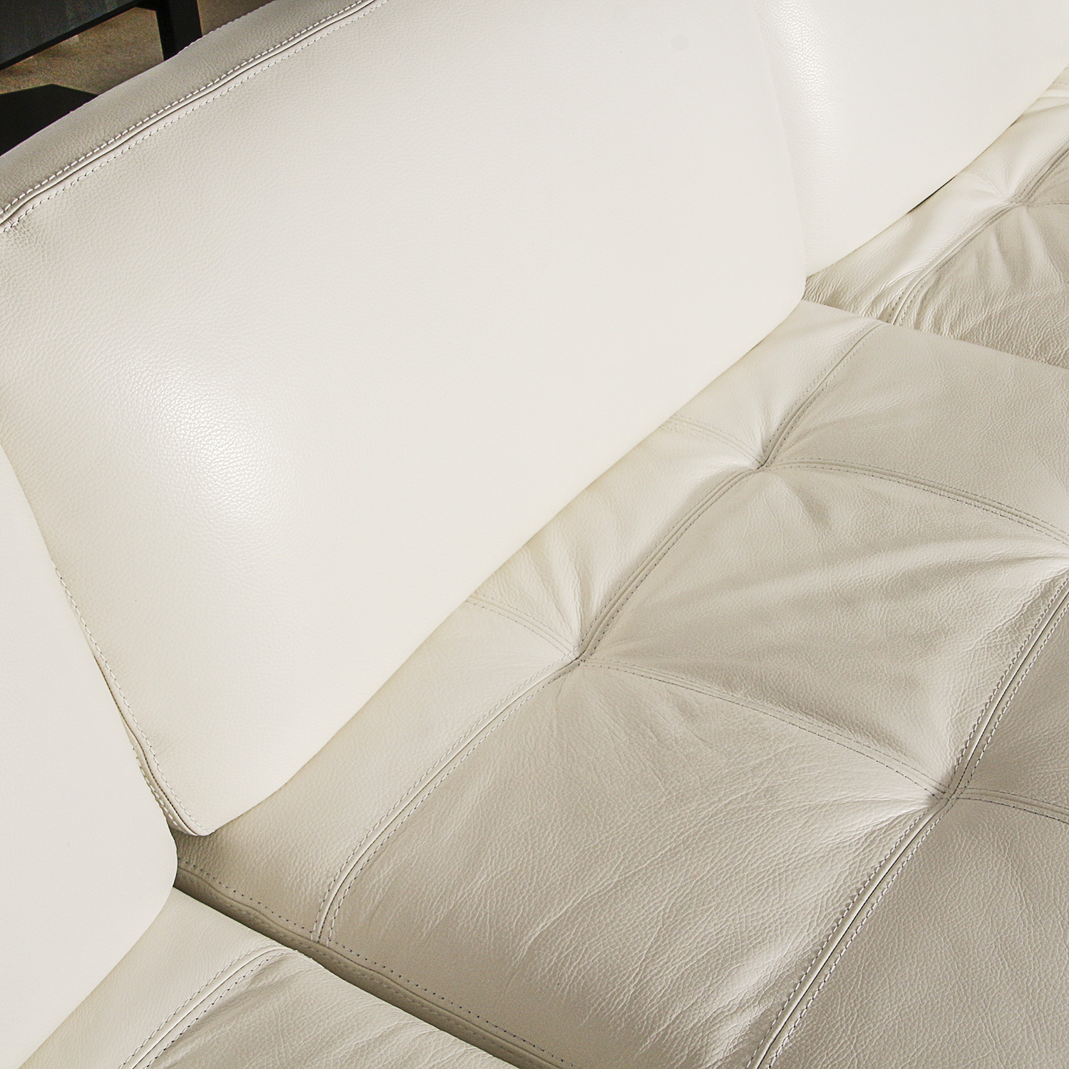 Italian Leather Modular Sofa by Chateau D'ax