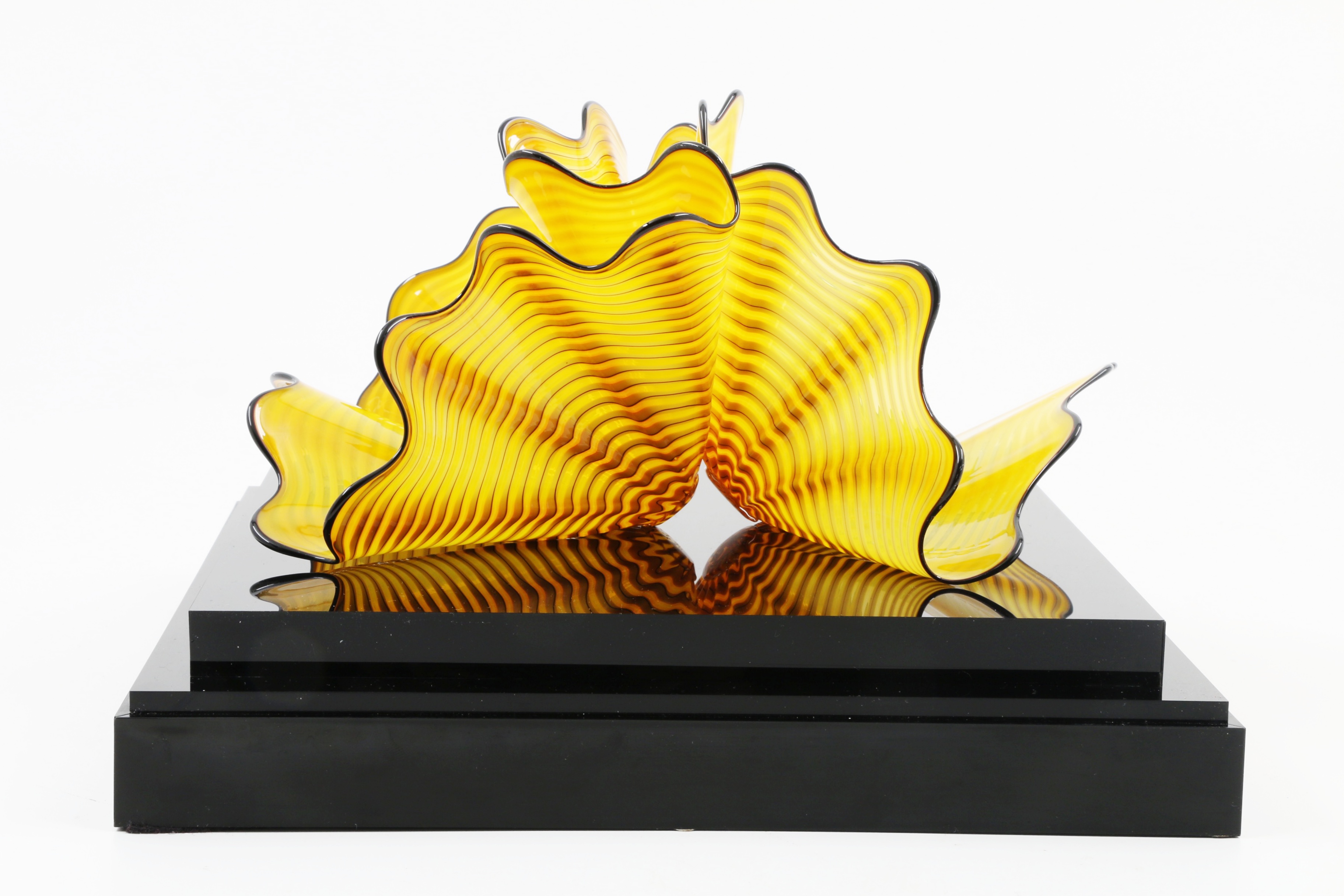 Dale Chihuly Art Glass Sculpture "Radian Persian Pair"