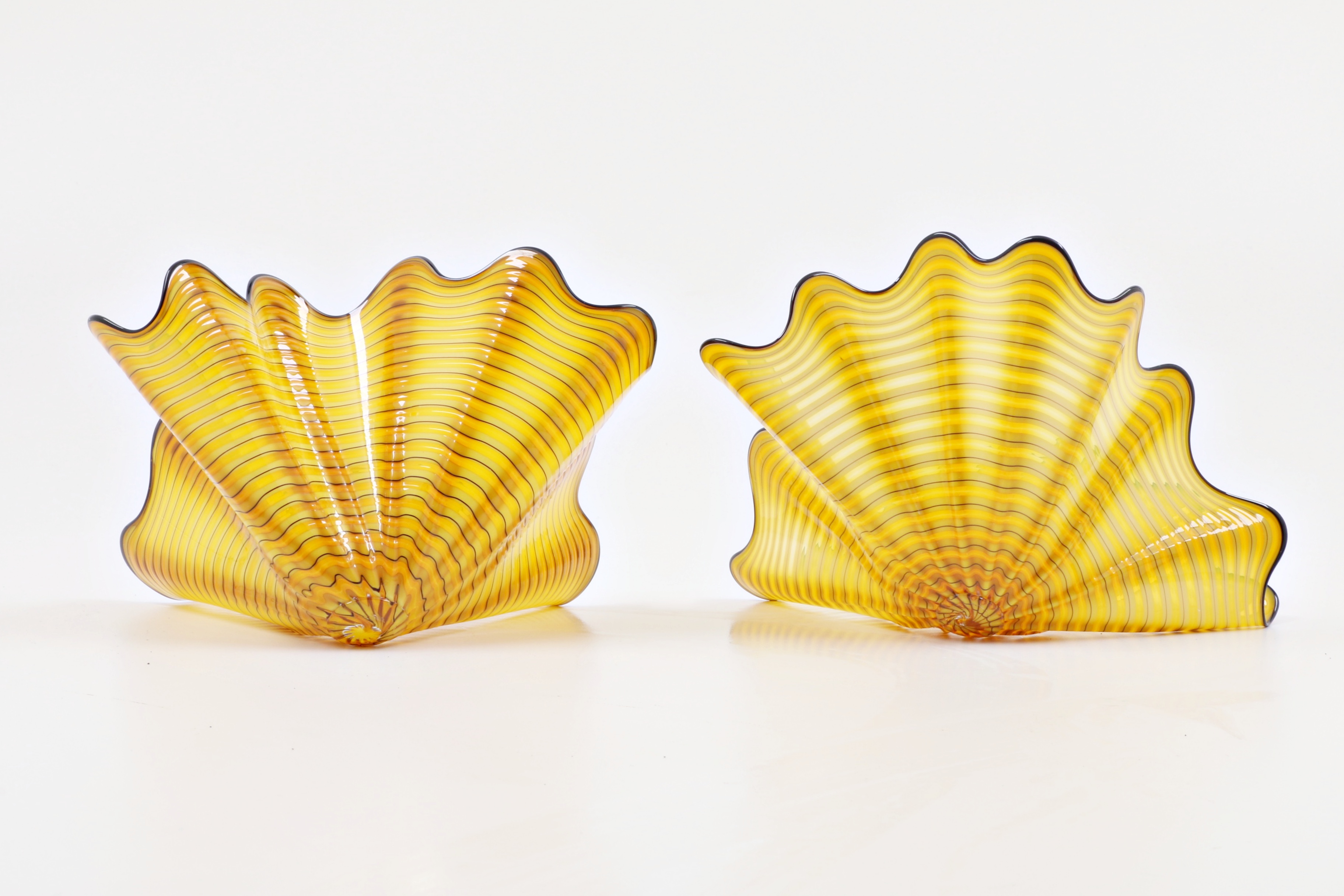 Dale Chihuly Art Glass Sculpture "Radian Persian Pair"