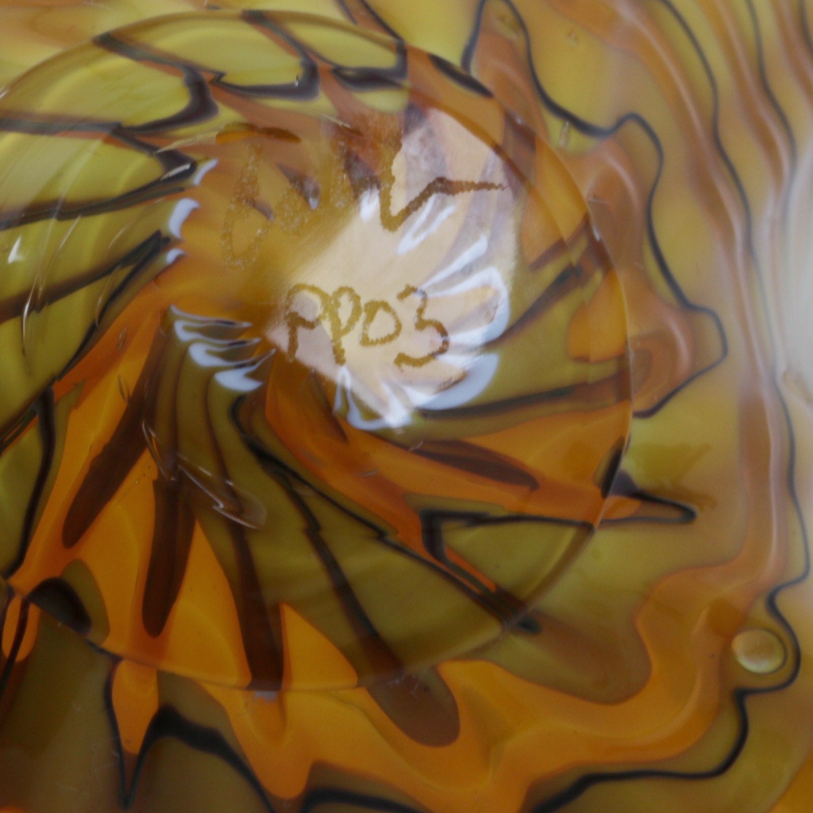 Dale Chihuly Art Glass Sculpture "Radian Persian Pair"