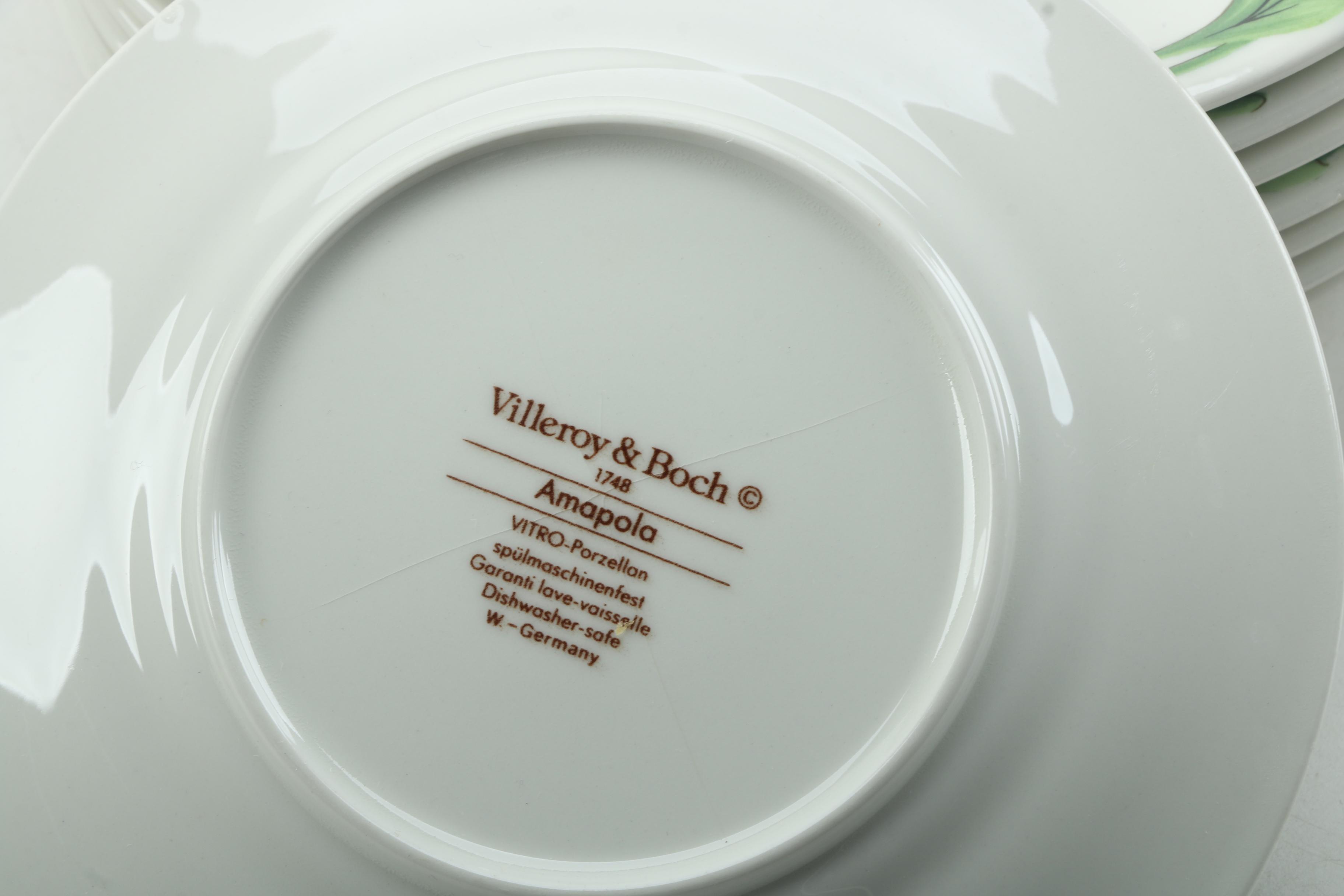 Villeroy & Boch "Amapola" Tableware