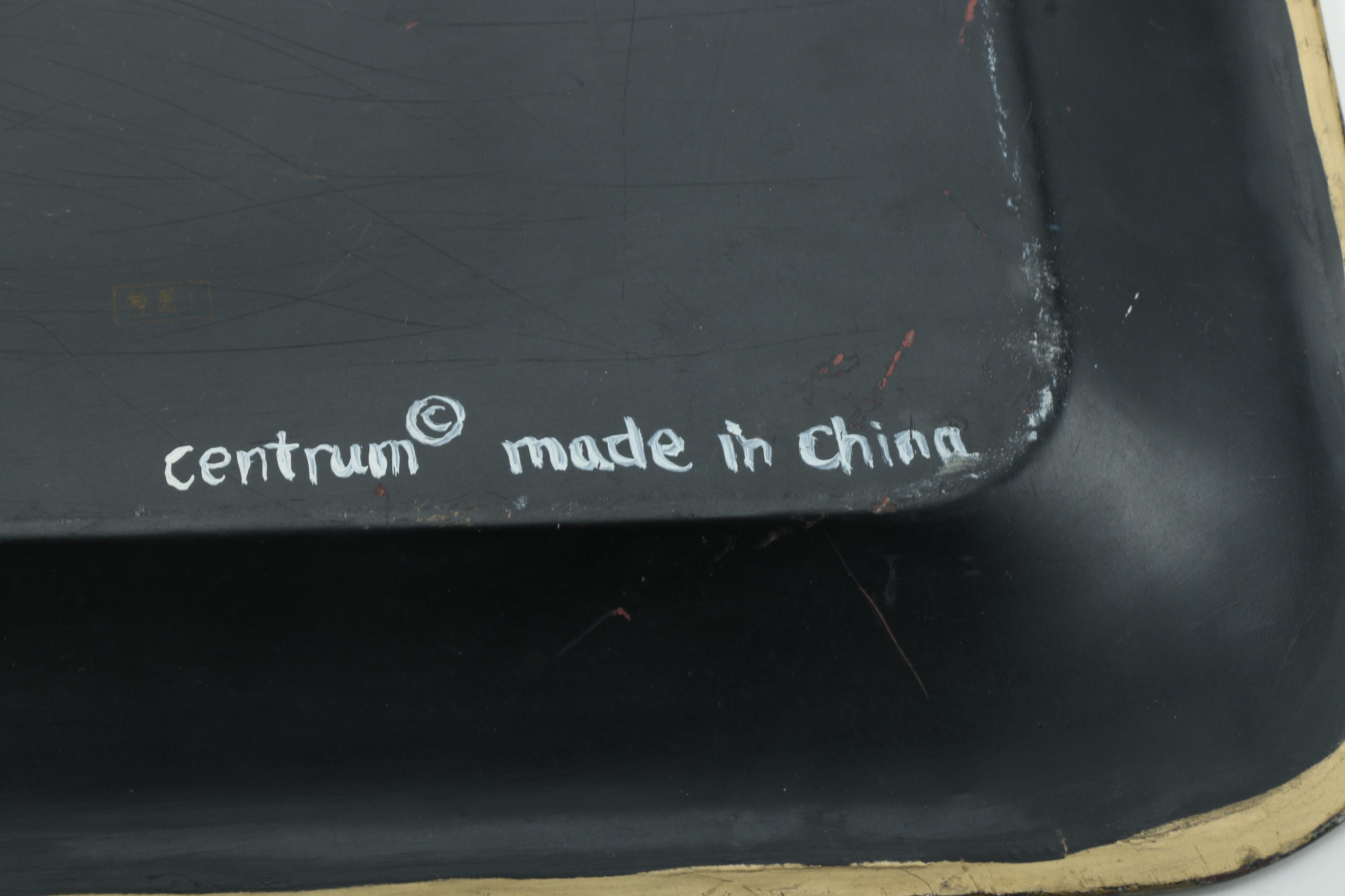 Vintage Hand Painted Metal Tray