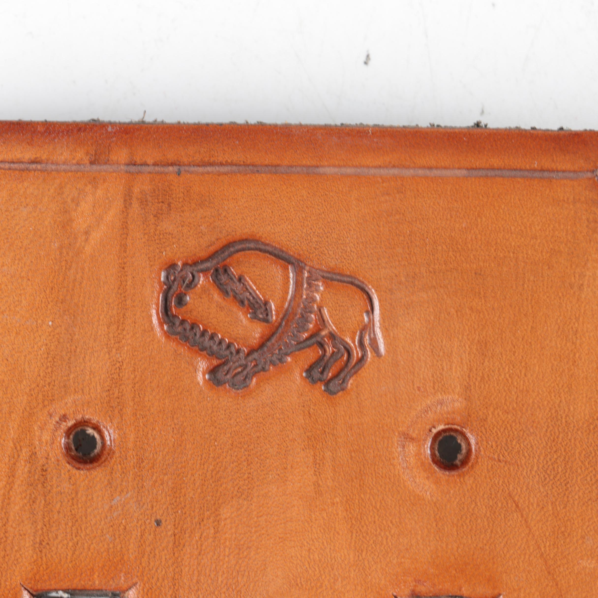 Southwestern Motif Leather Switch Plates