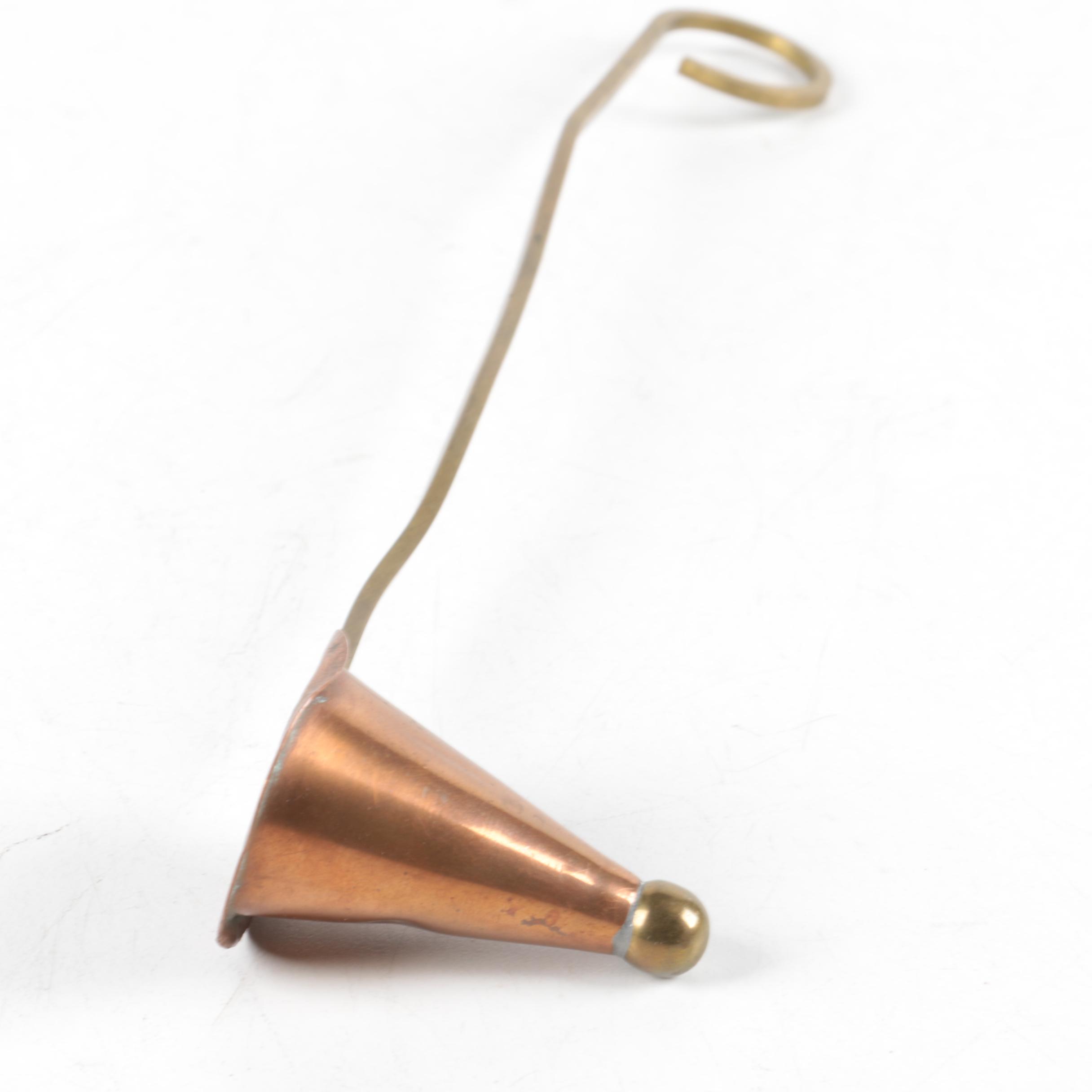 Copper and Brass Candle Snuffer