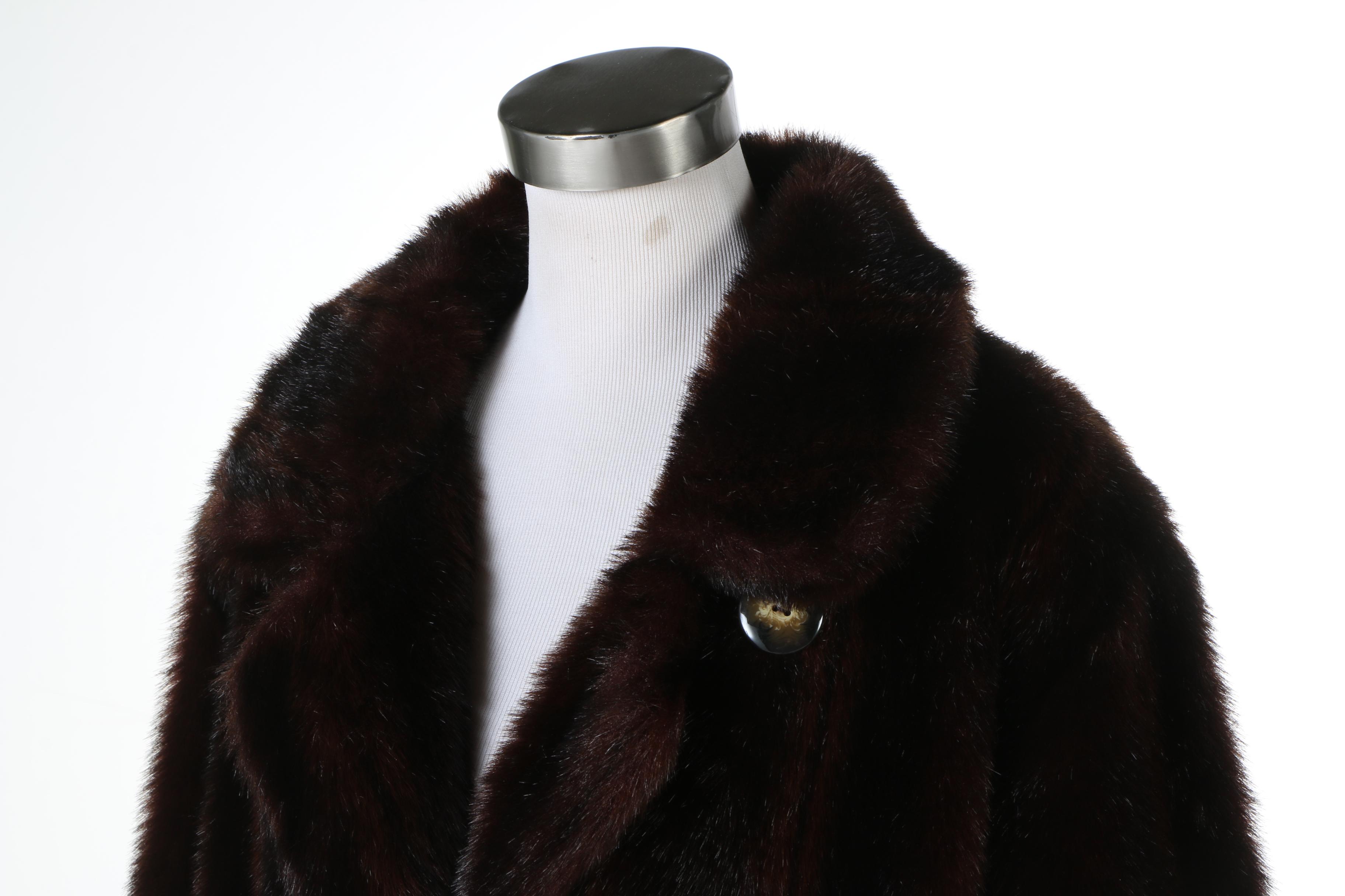 Dennis Basso Faux Fur Coat