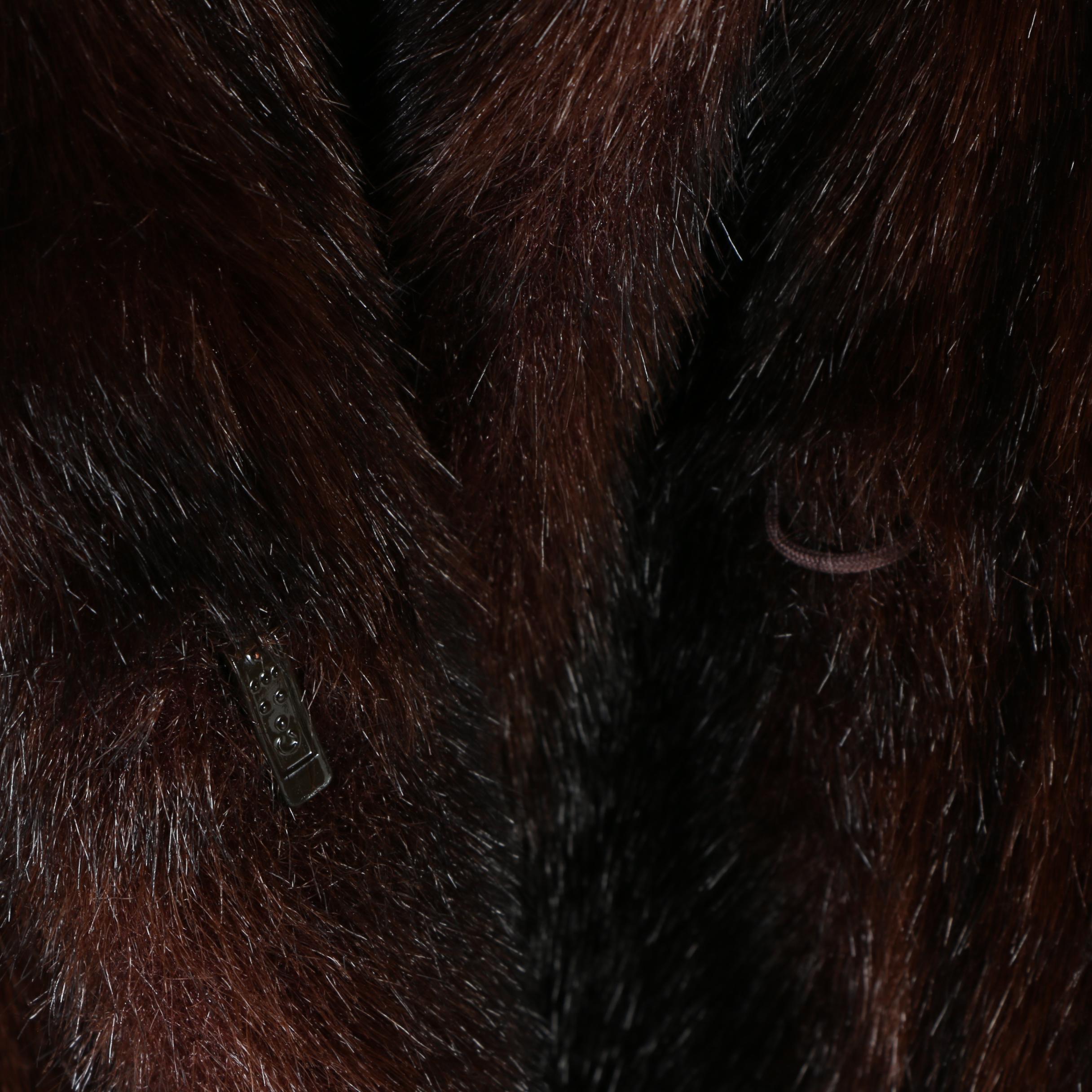 Dennis Basso Faux Fur Coat