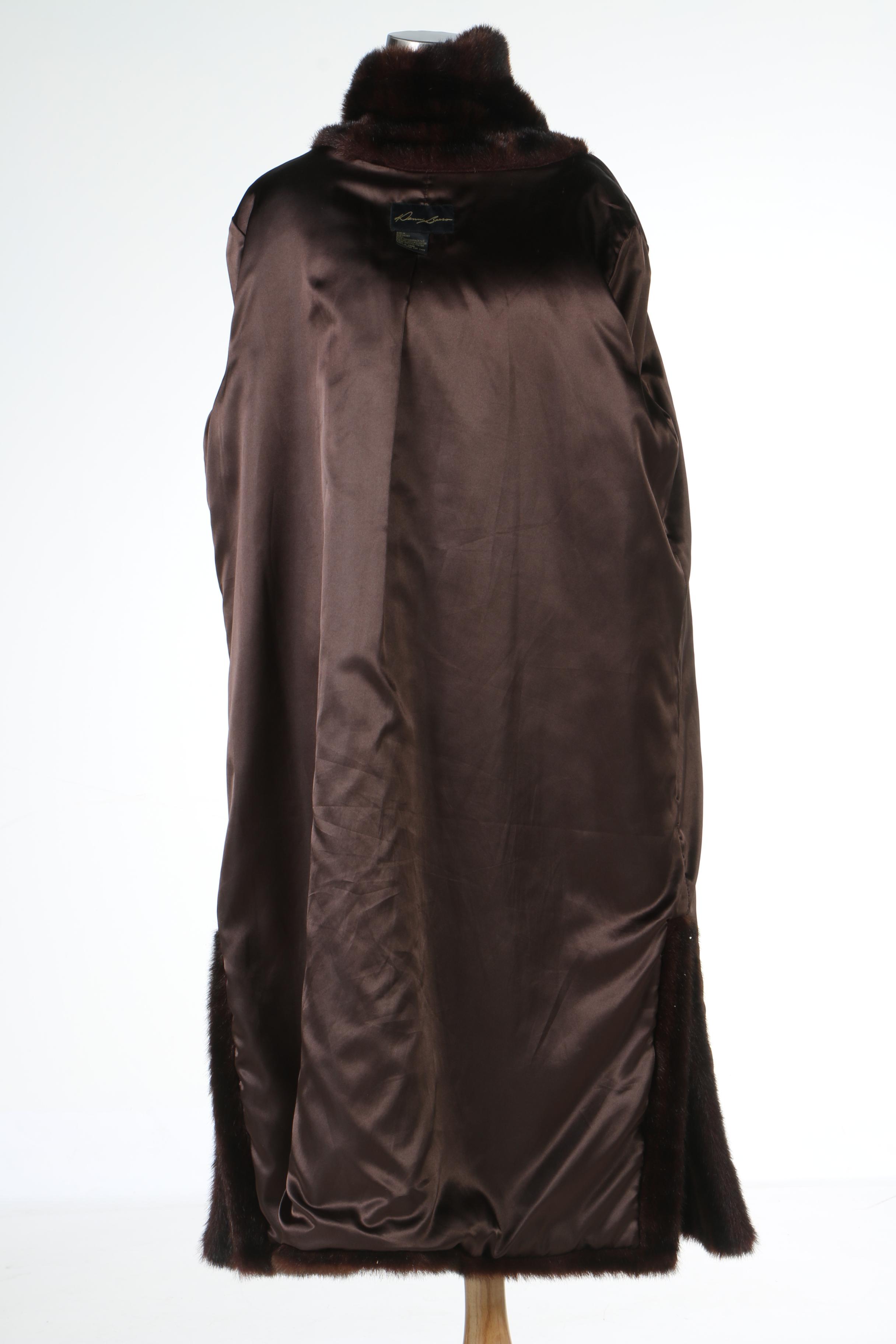 Dennis Basso Faux Fur Coat