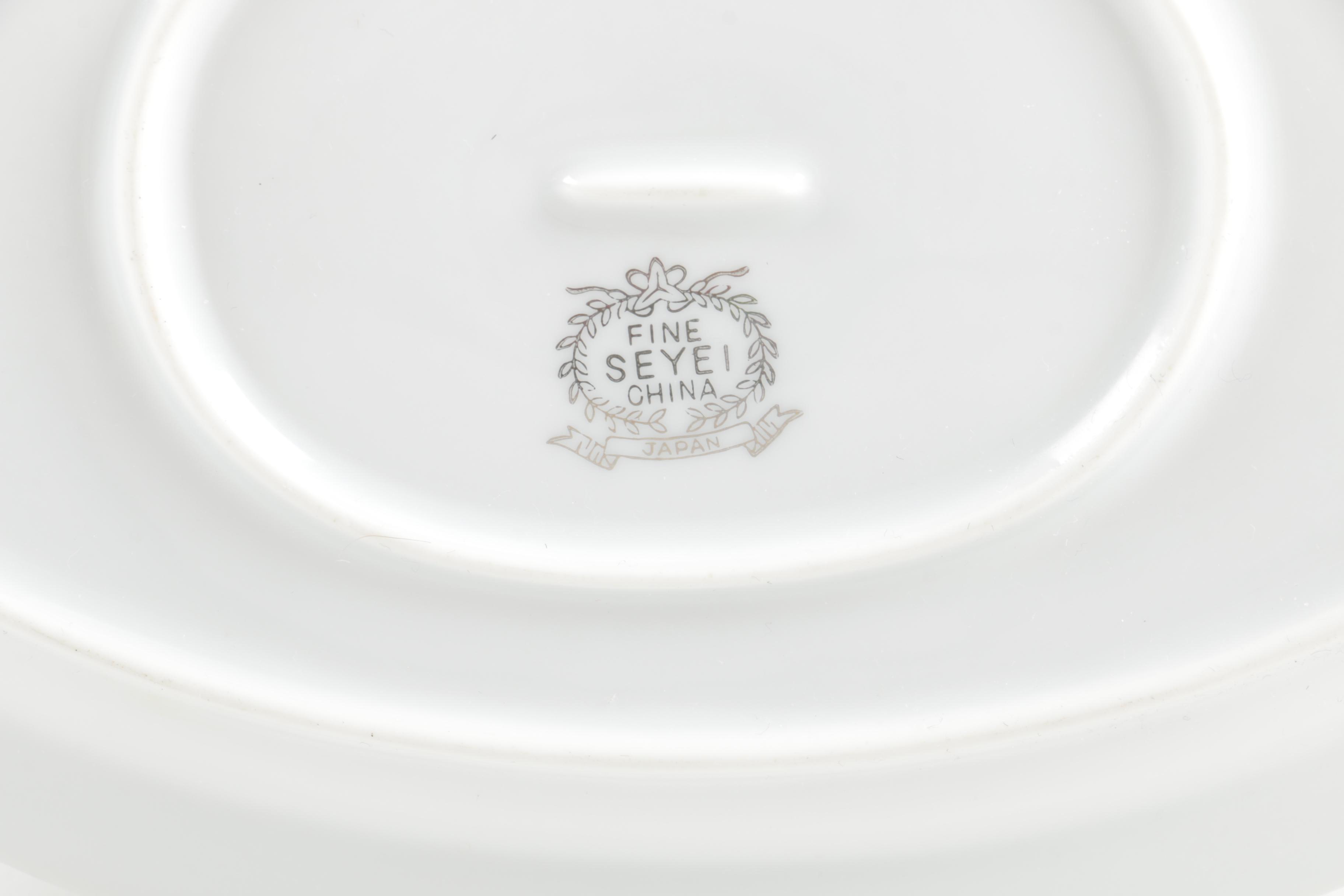 Japanese Seyei Porcelain Tableware